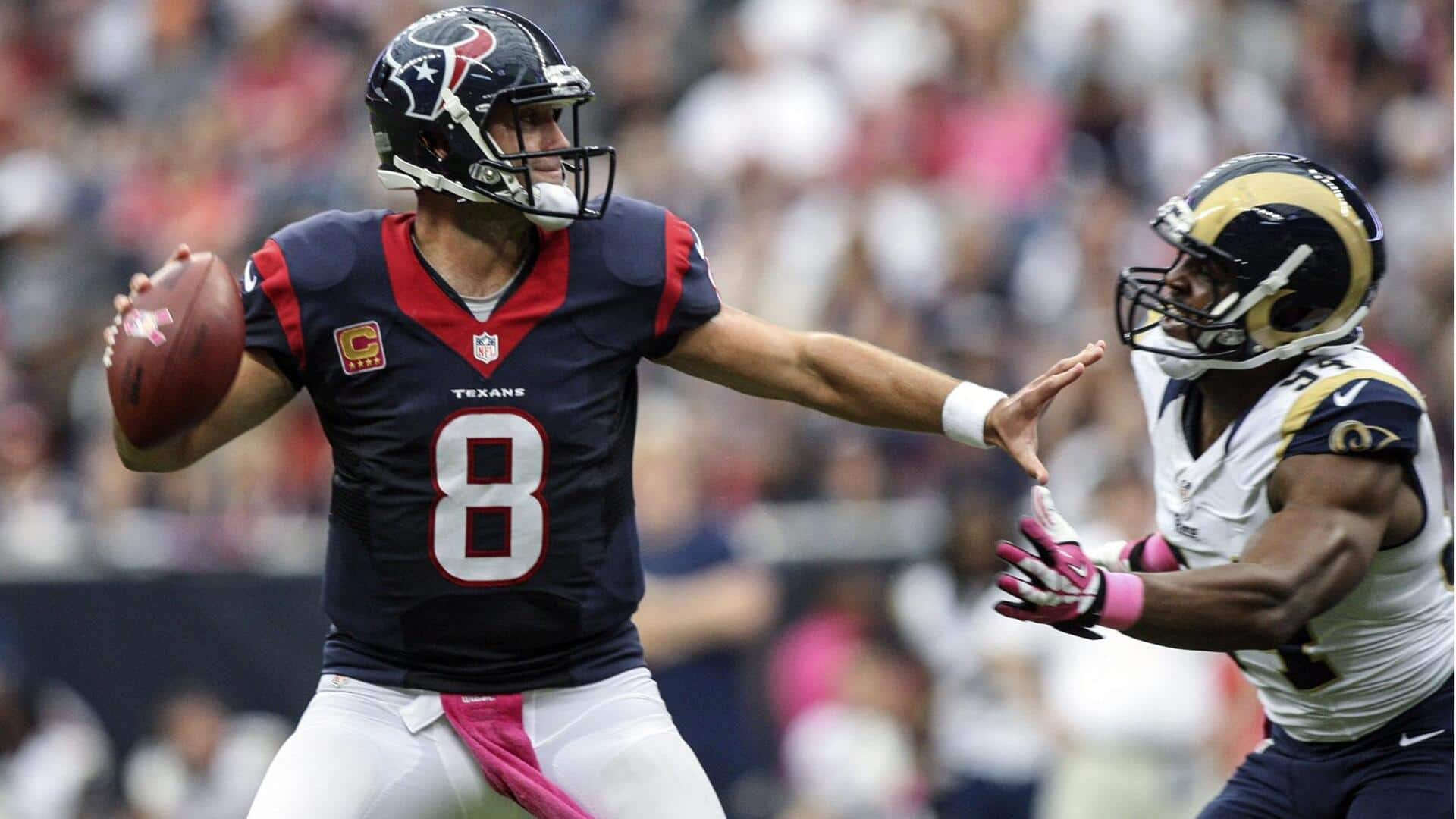 #ThisDayThatYear: Schaub breaks Texans record with 527 yards, five TDs