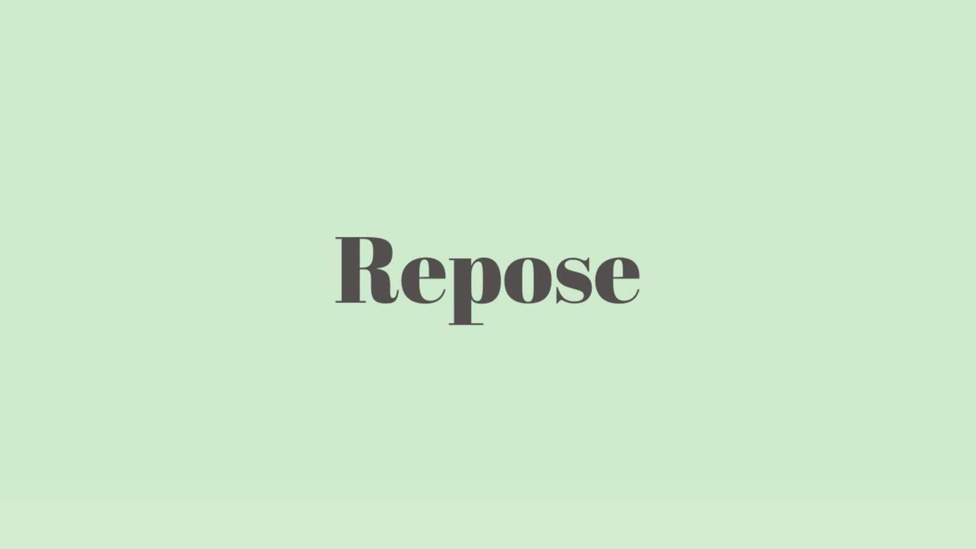 Word of the Day: Repose