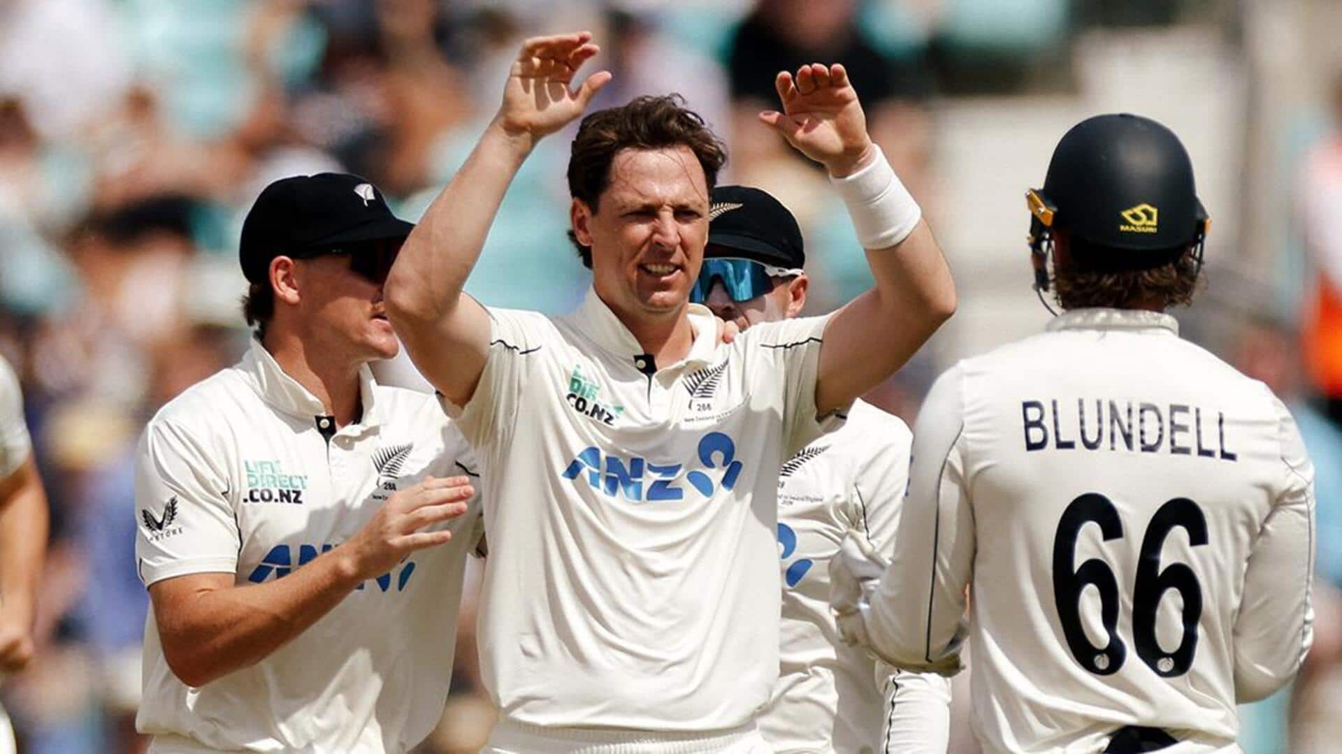NZ bounce back against England in Oval Test: Stats