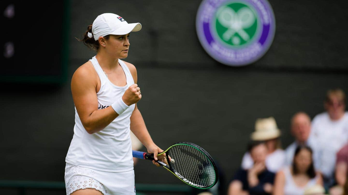 Australia's Ashleigh Barty storms into her maiden Wimbledon final