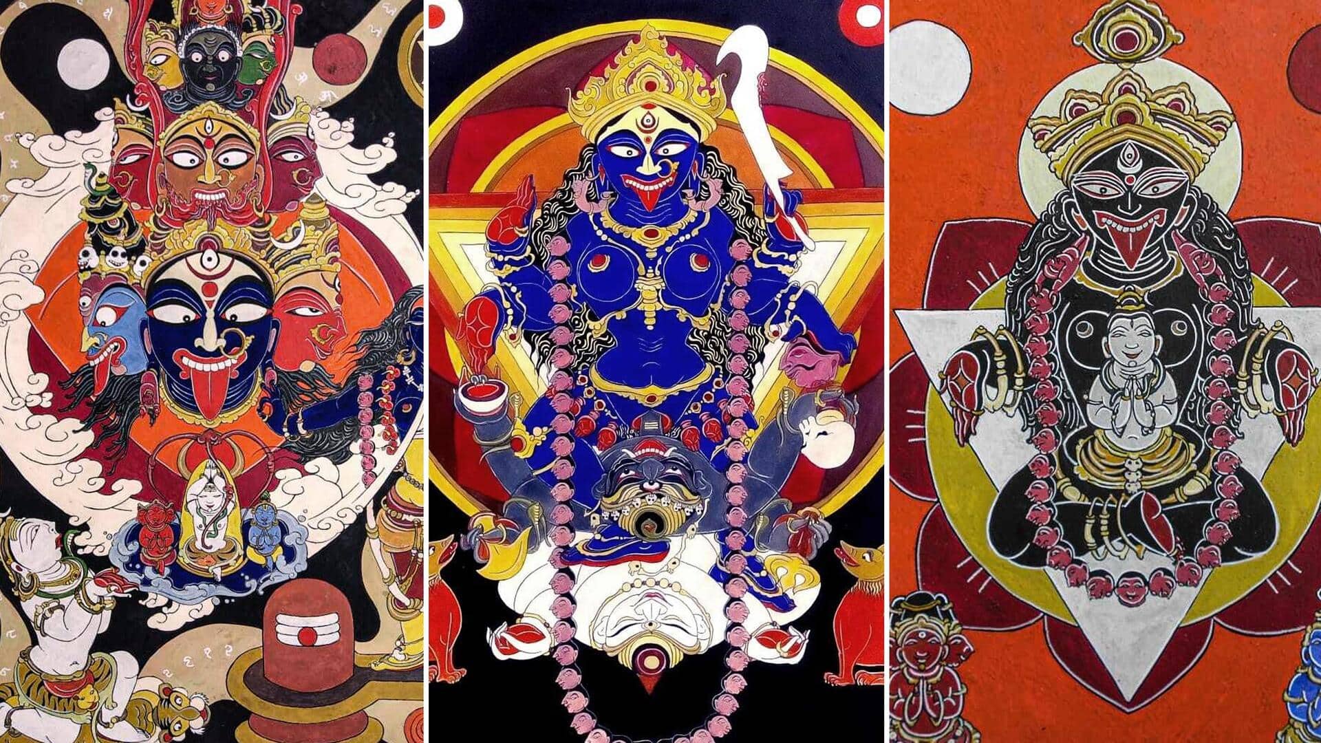 Kolkata welcomes unprecedented Kali art ahead of Kali Puja