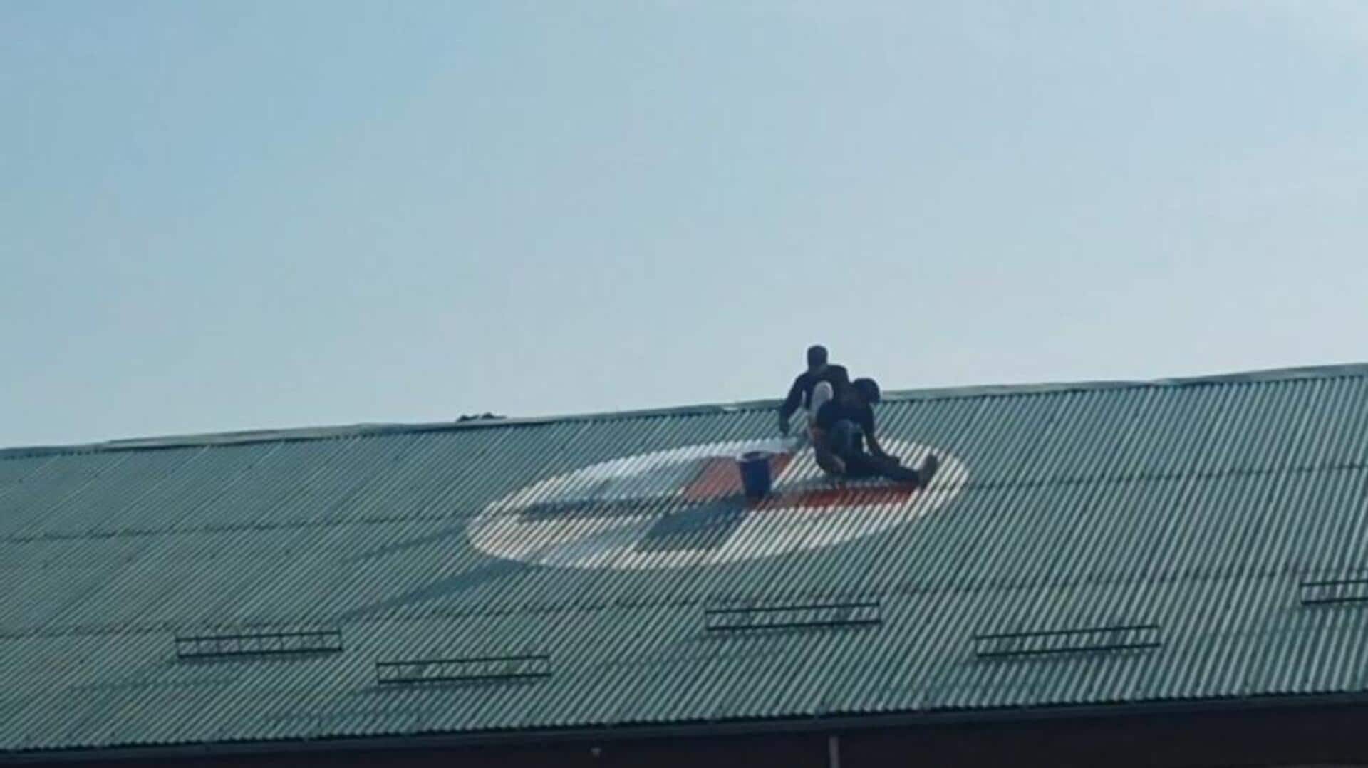 Why red cross symbols are appearing on Indian hospital rooftops Why red cross symbols are appearing on Indian hospital rooftops