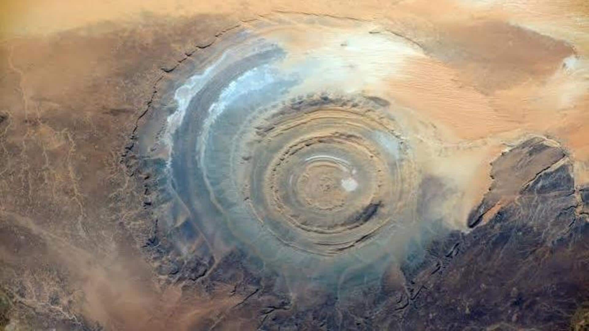 Eye of Africa: A remarkable geological wonder in the Sahara