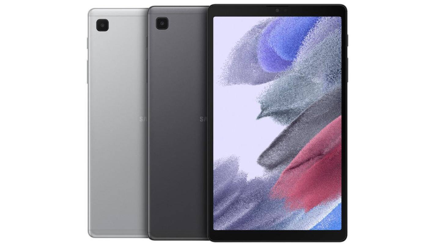 The tablet offers an HD+ display The tablet offers an HD+ display