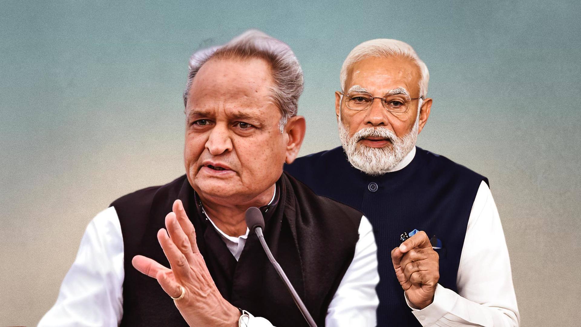 Gehlot claims his speech dropped from Modi event, PMO responds