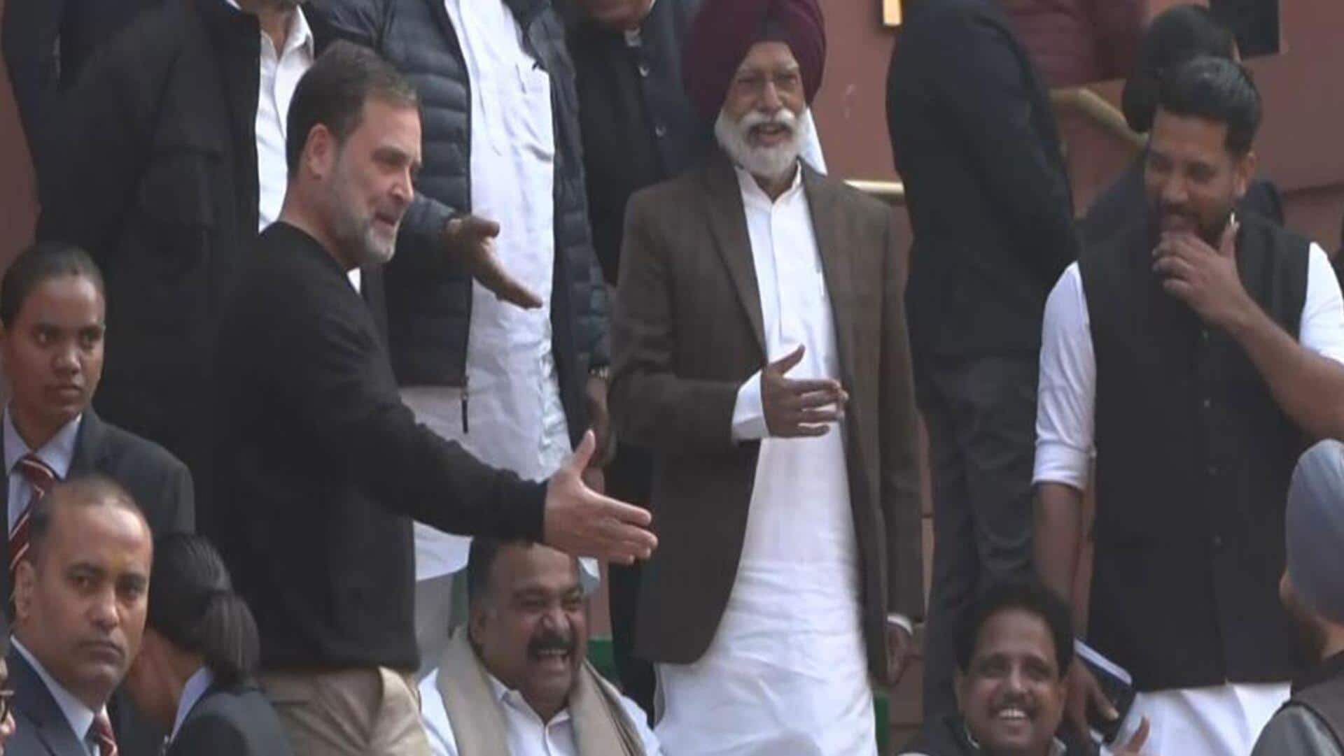 'Here's...traitor walking by': Rahul Gandhi as former aide crosses path