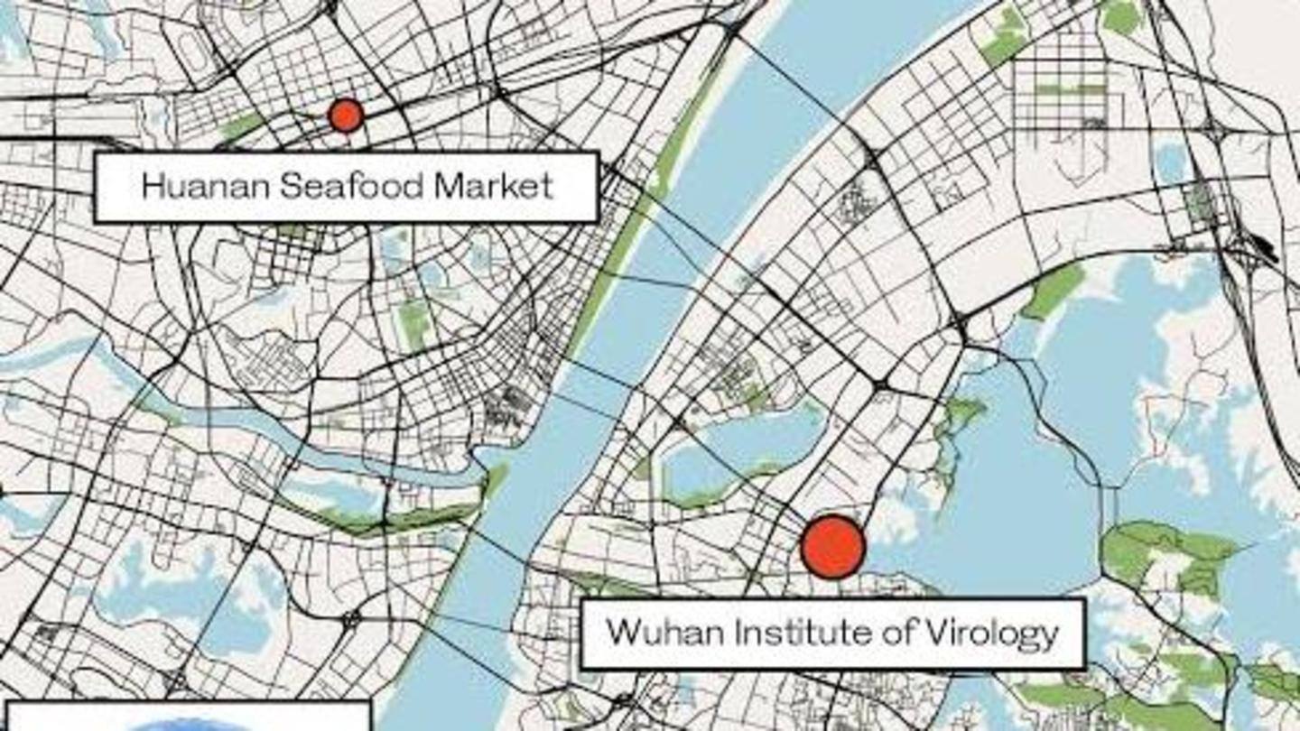 Same virology lab was right next to Hunan Seafood Market Same virology lab was right next to Hunan Seafood Market