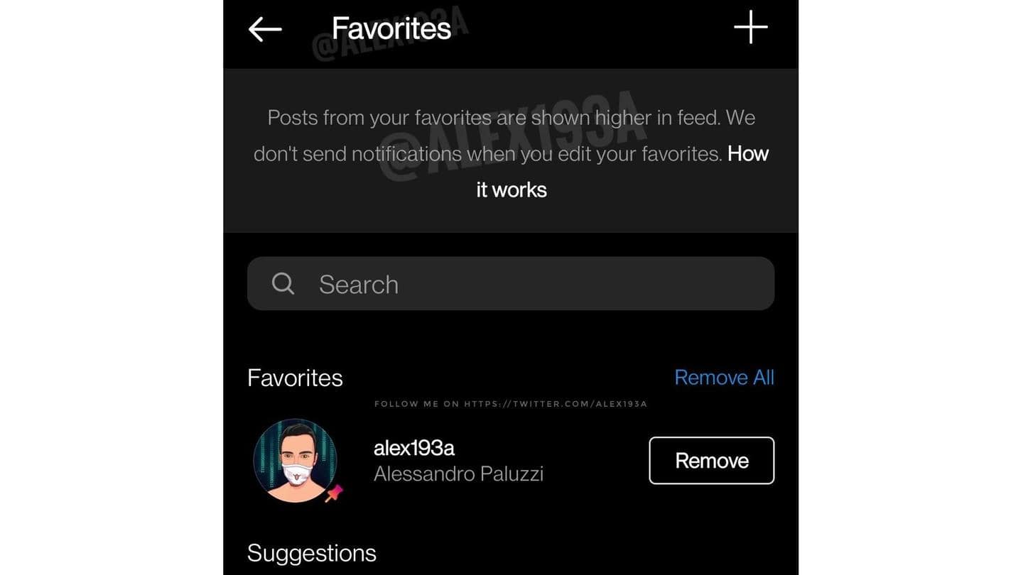 Instagram confirmed the feature is an internal prototype Instagram confirmed the feature is an internal prototype