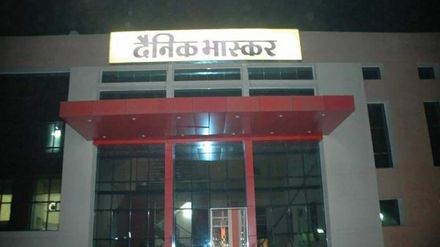 Dainik Bhaskar's MP, Rajasthan, Gujarat offices raided Dainik Bhaskar's MP, Rajasthan, Gujarat offices raided