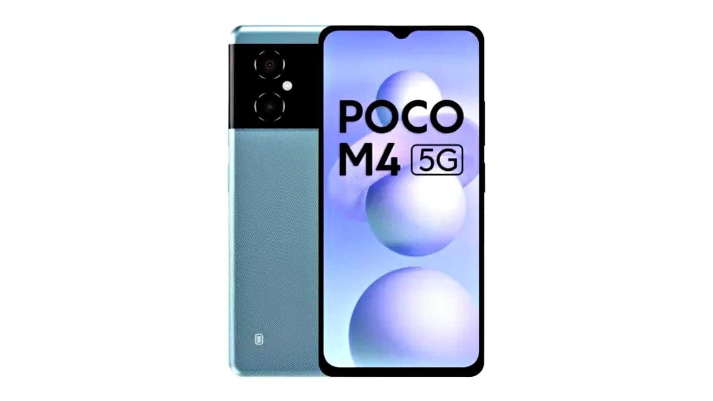 POCO M4 5G launched in India at Rs. 13,000