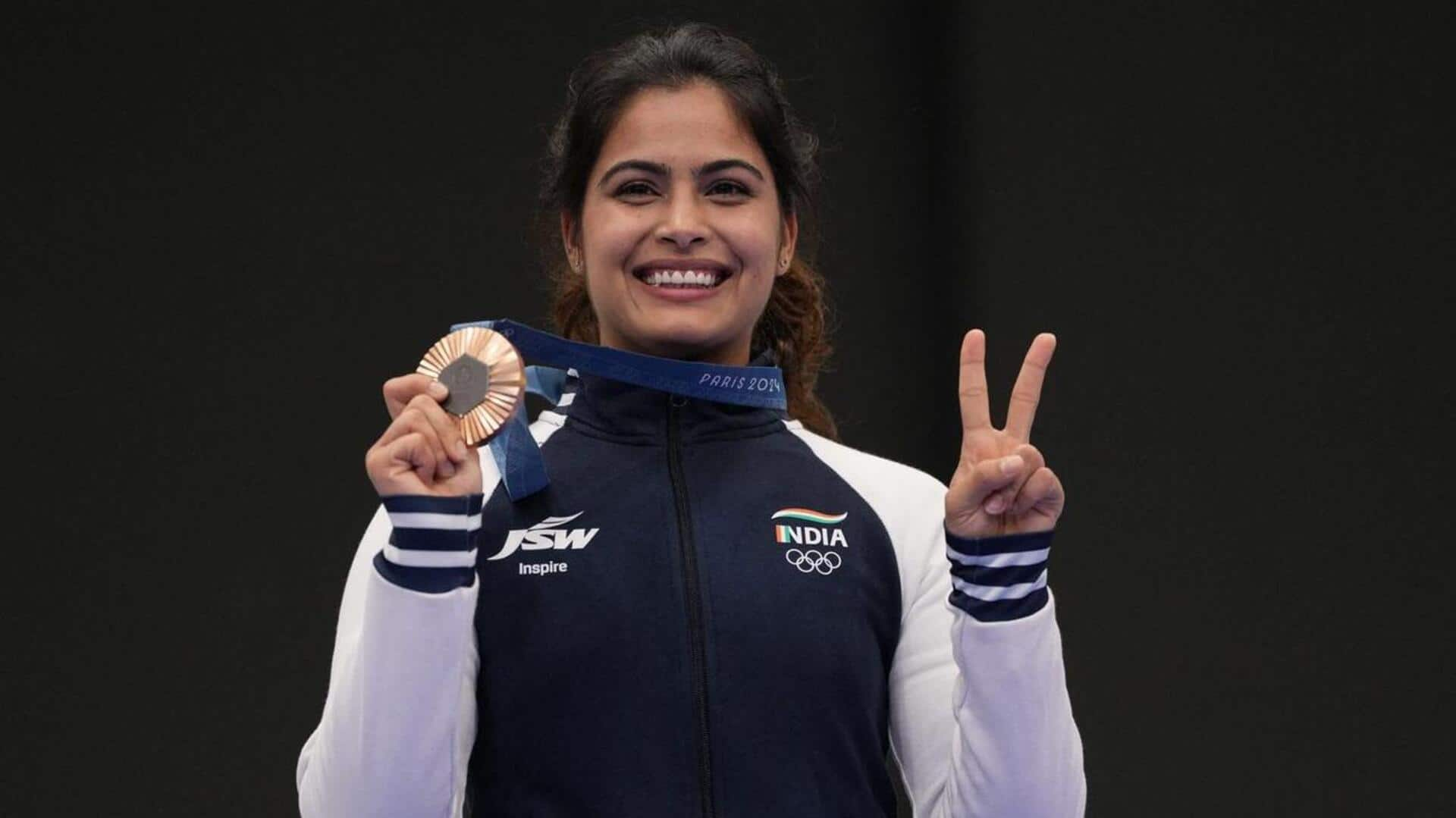 Manu Bhaker sets sights on 2028 LA Olympics, targets gold