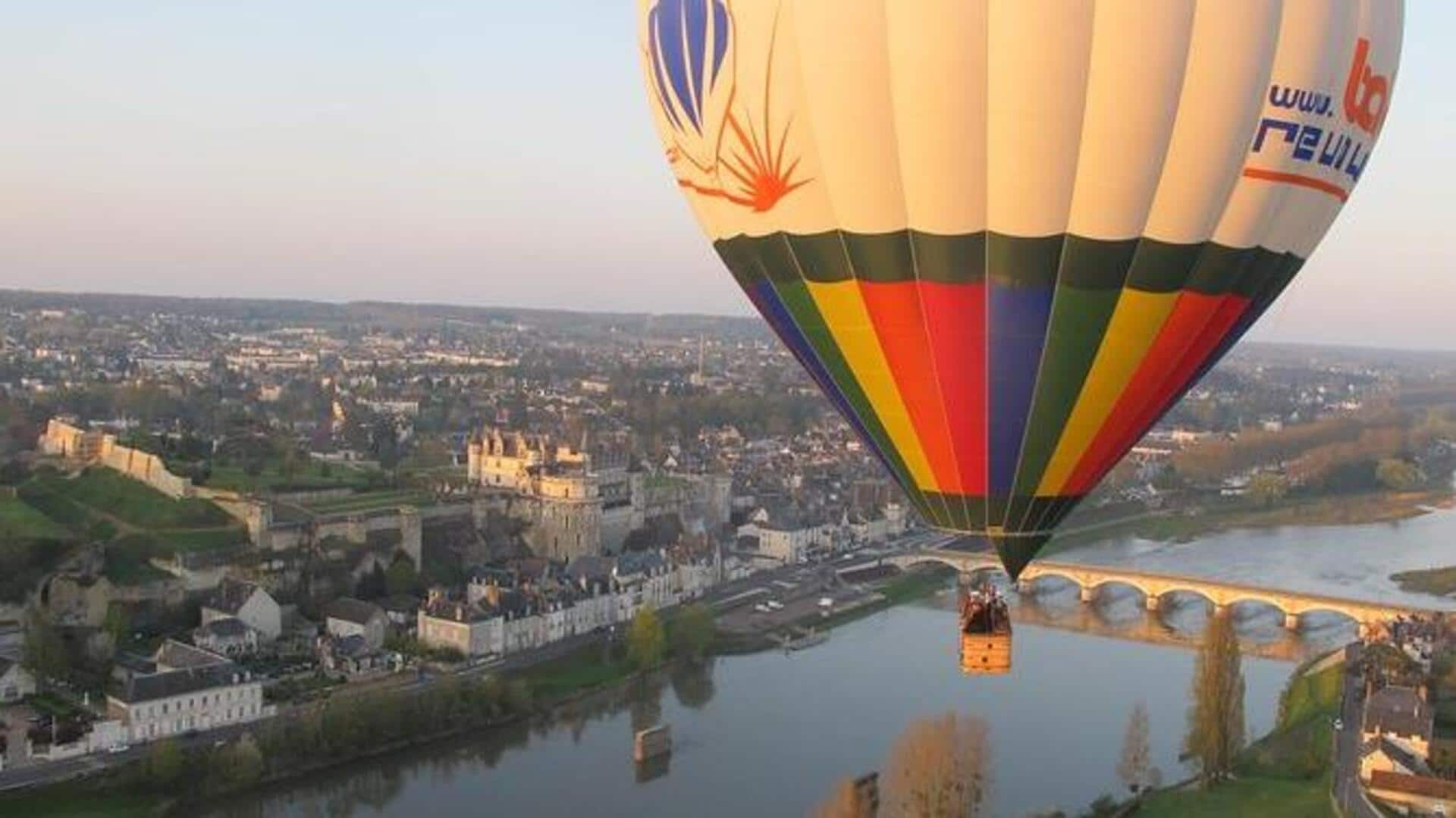 Soar above Loire Valley, France in a hot air balloon