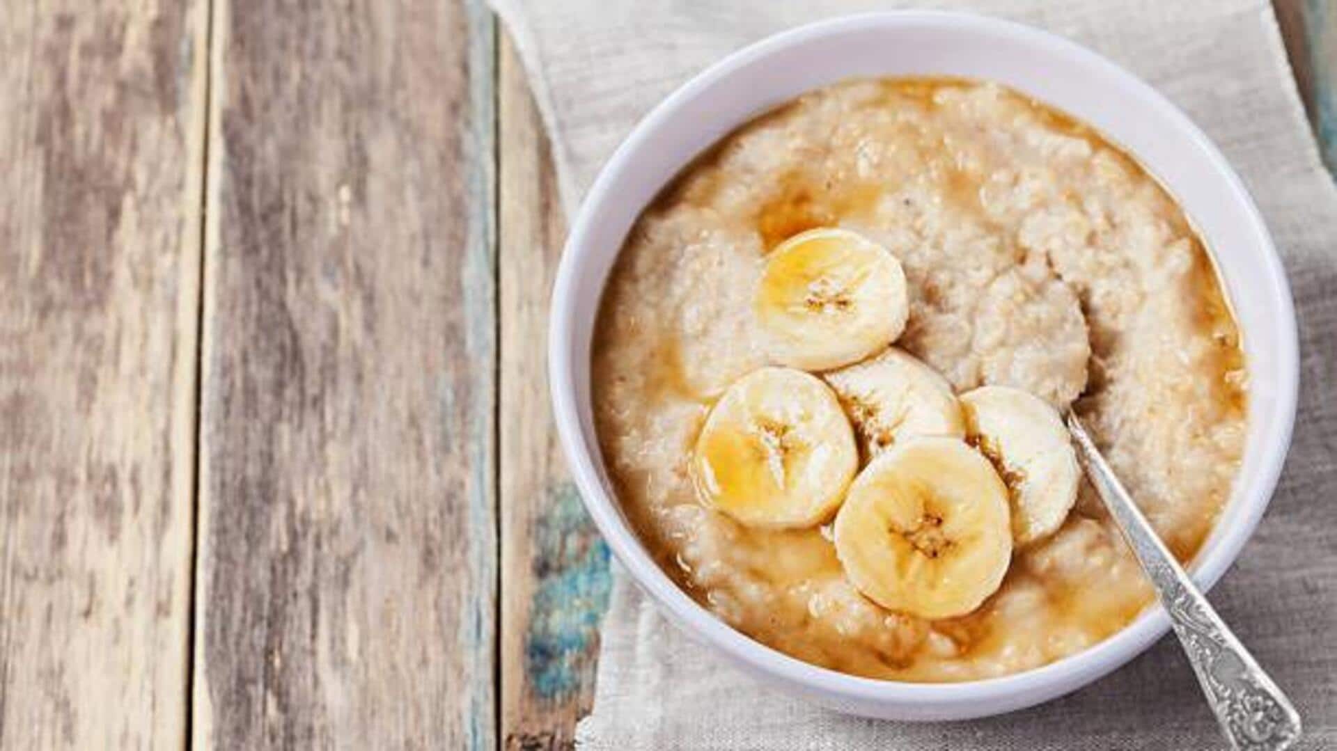 5-minute breakfasts: Maple-spiced banana porridge