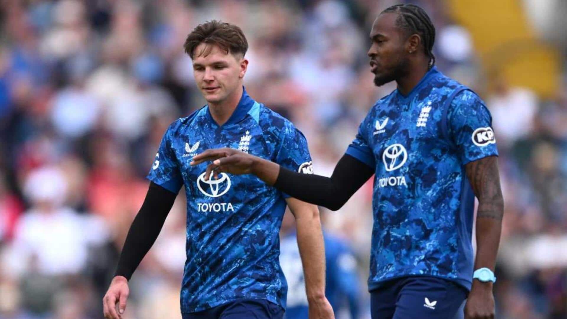 Sonny Baker dropped for 2nd ODI versus SA: Details here Sonny Baker dropped for 2nd ODI versus SA: Details here