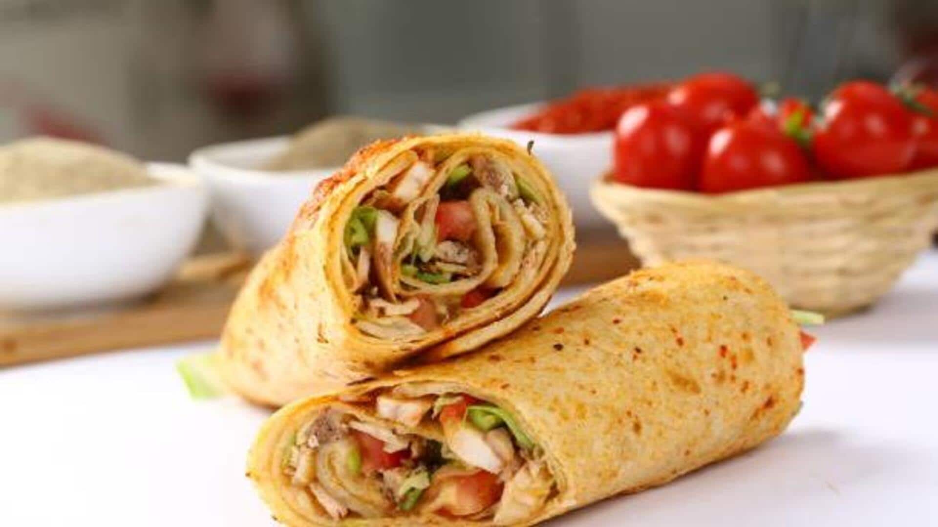 Power up your mornings with lentil sprout wraps 