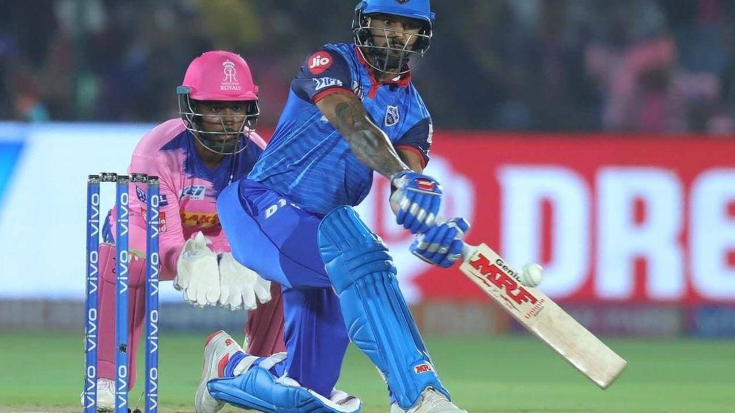 Dhawan's numbers across powerplay, middle and death overs Dhawan's numbers across powerplay, middle and death overs