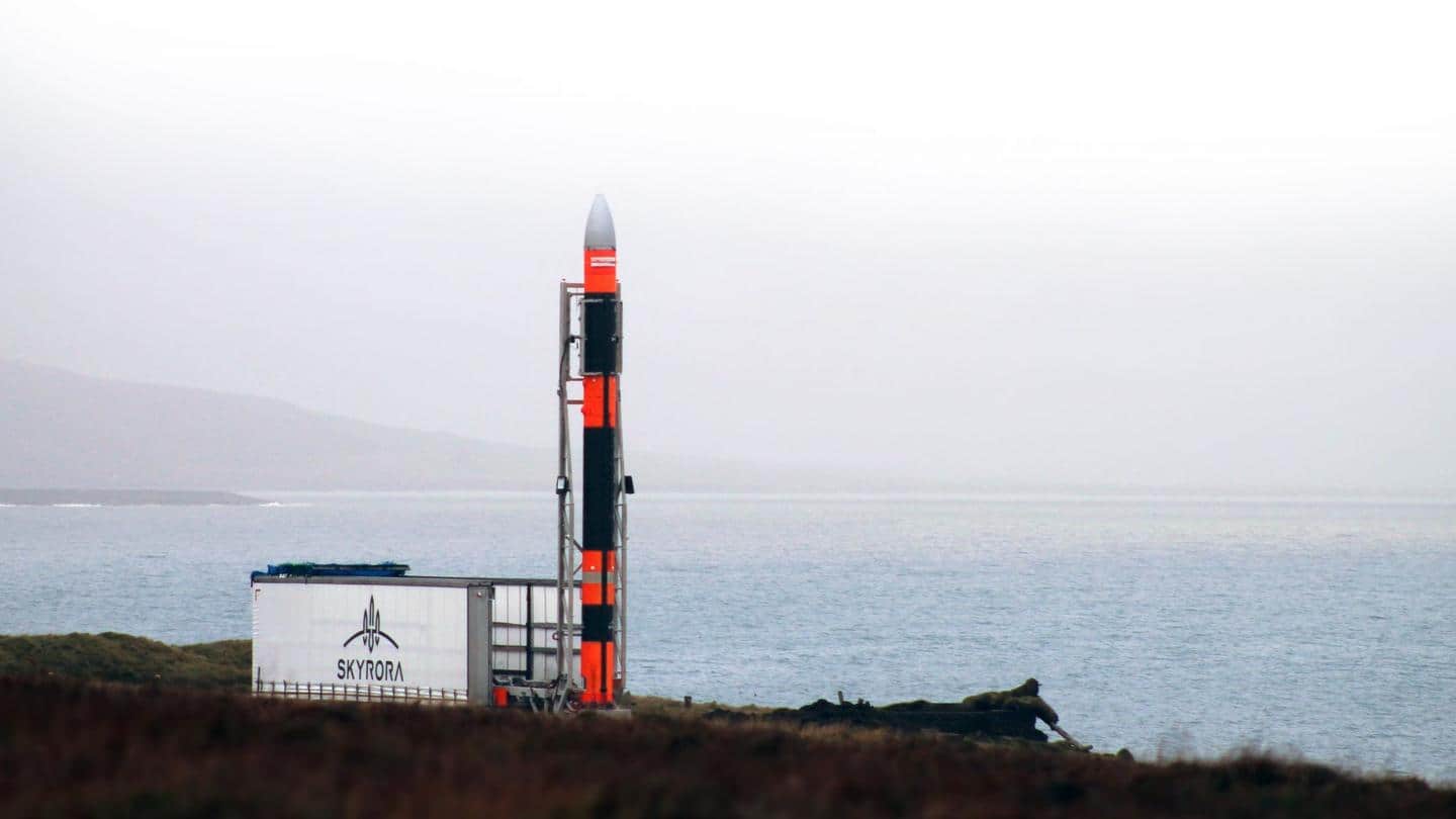 UK company's first space launch attempt ends in Icelandic waters