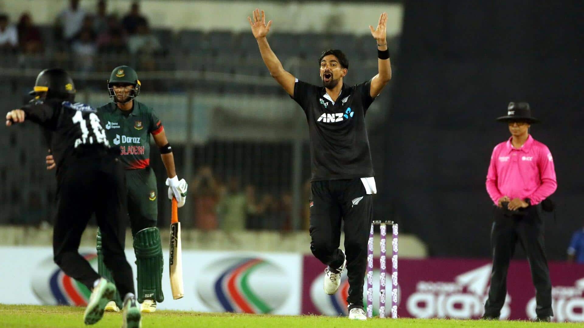 New Zealand beat Bangladesh in second ODI: Key stats