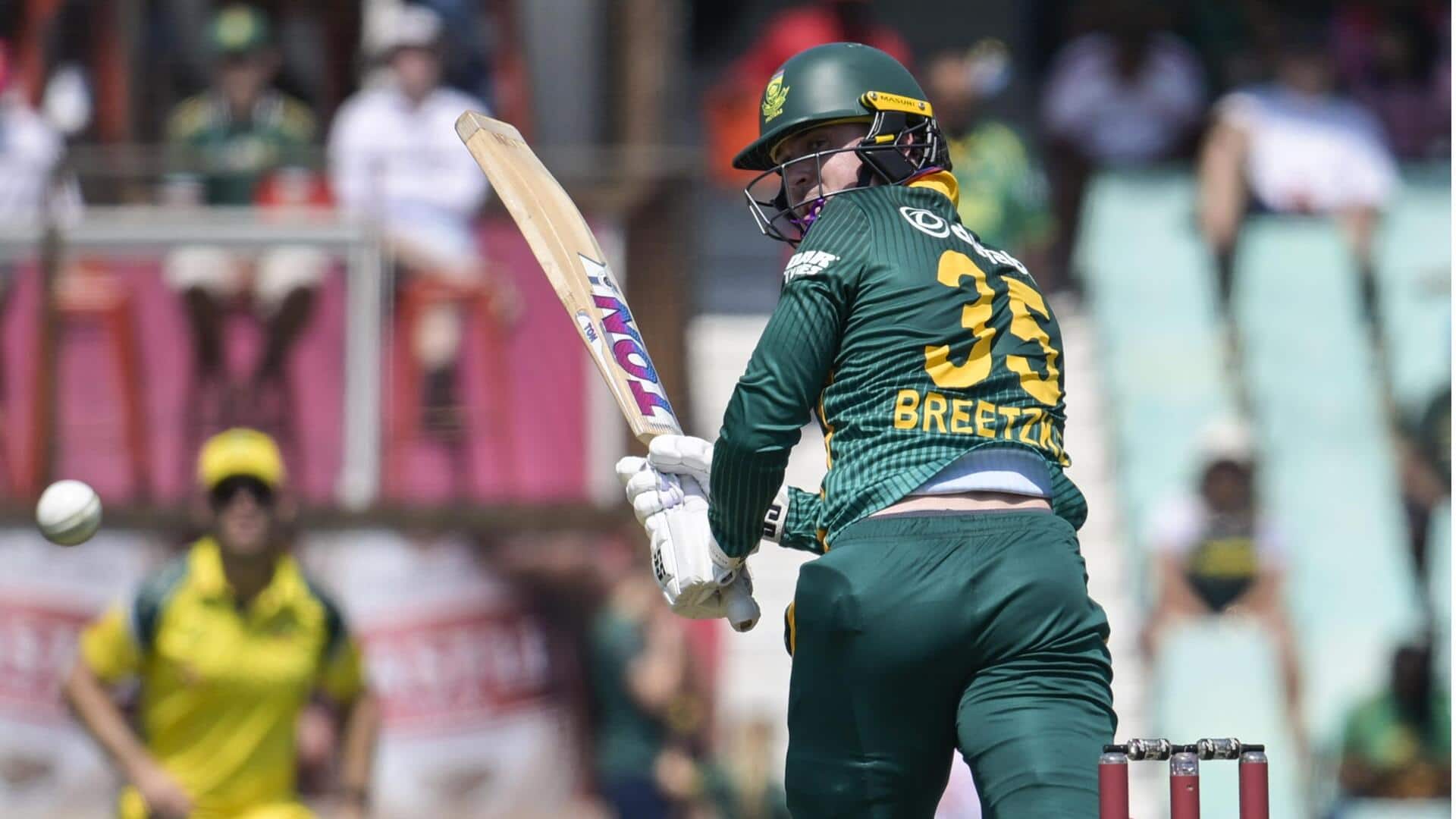 Matthew Breetzke equals this ODI record of Navjot Singh Sidhu