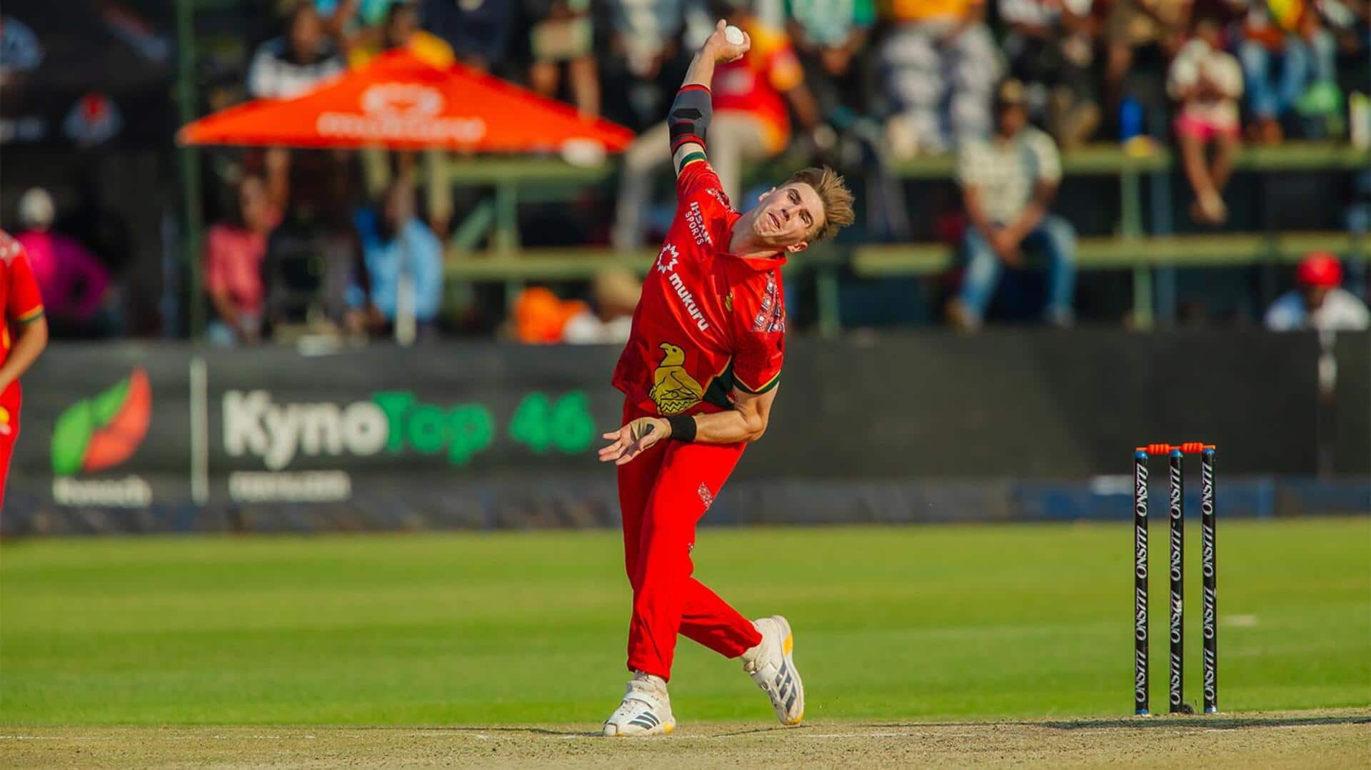 3rd ODI, Zimbabwe's Brad Evans claims four-fer versus Australia: Stats