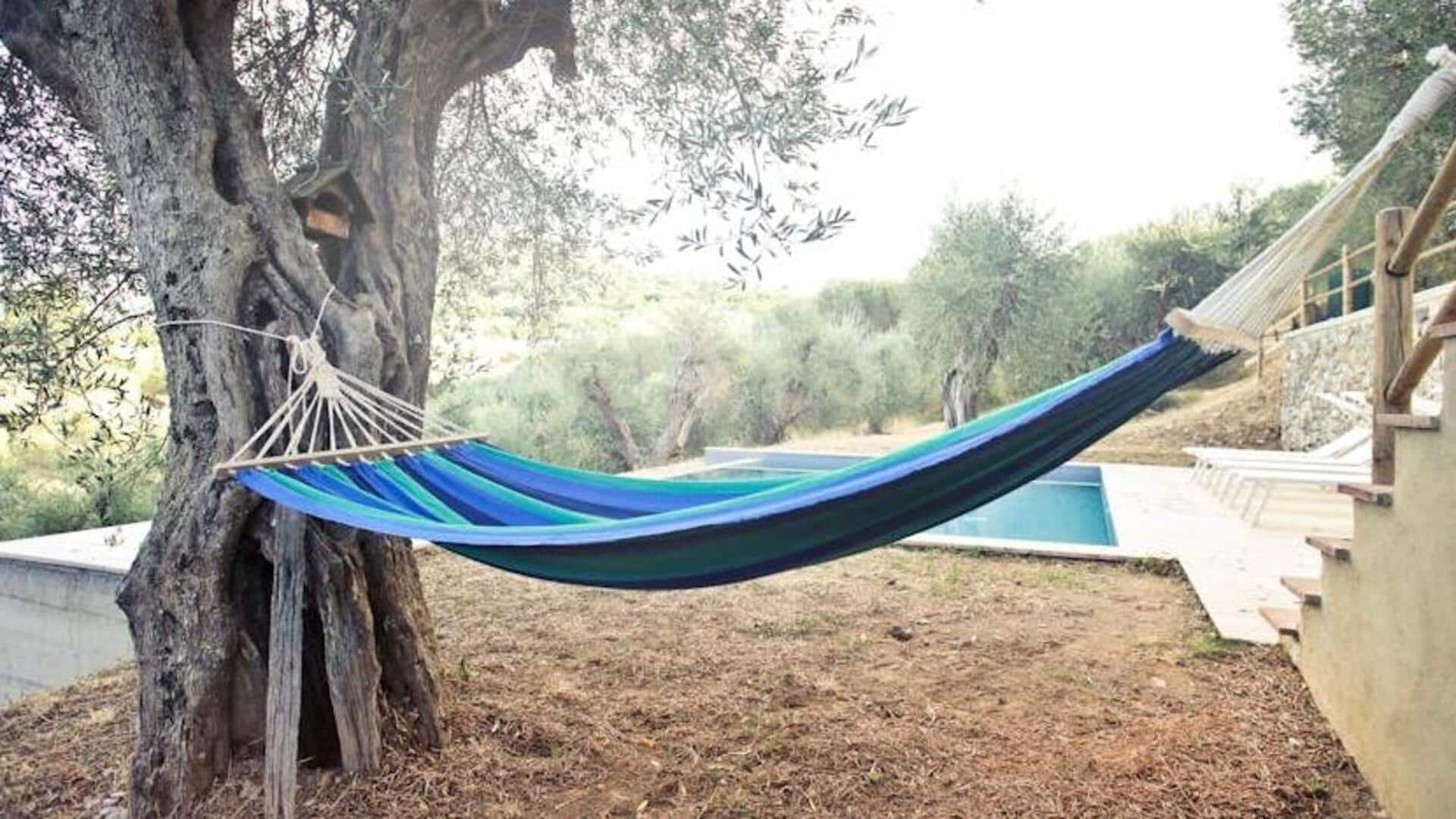 Declutter your hammock area. Here's how