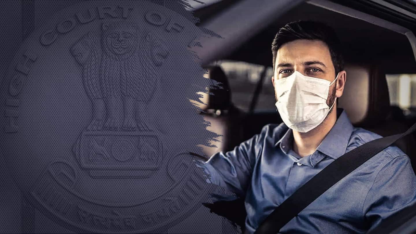 Mask compulsory even if driving alone, rules Delhi High Court