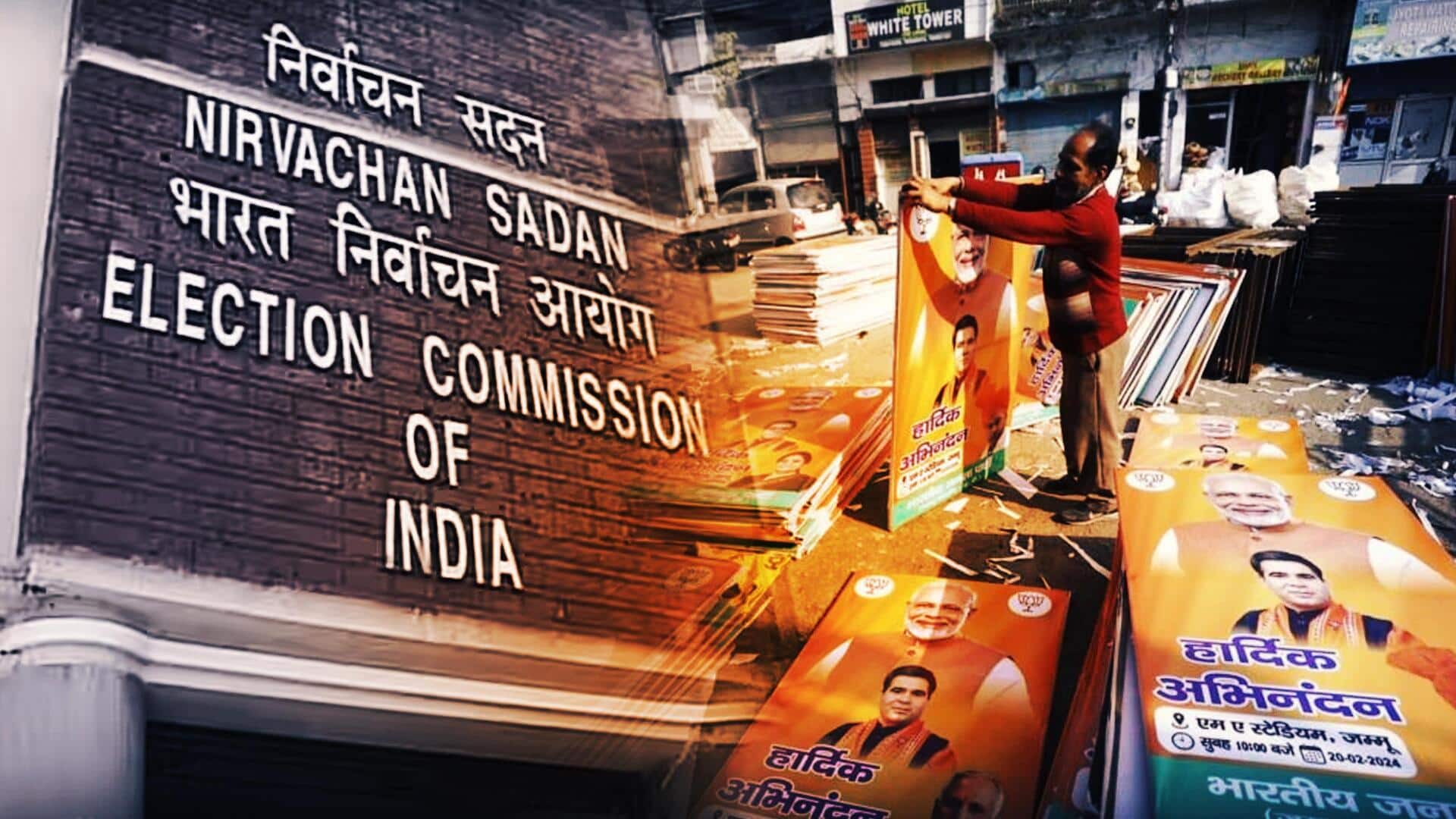 Lok Sabha polls: ECI orders crackdown on anonymous political hoarding