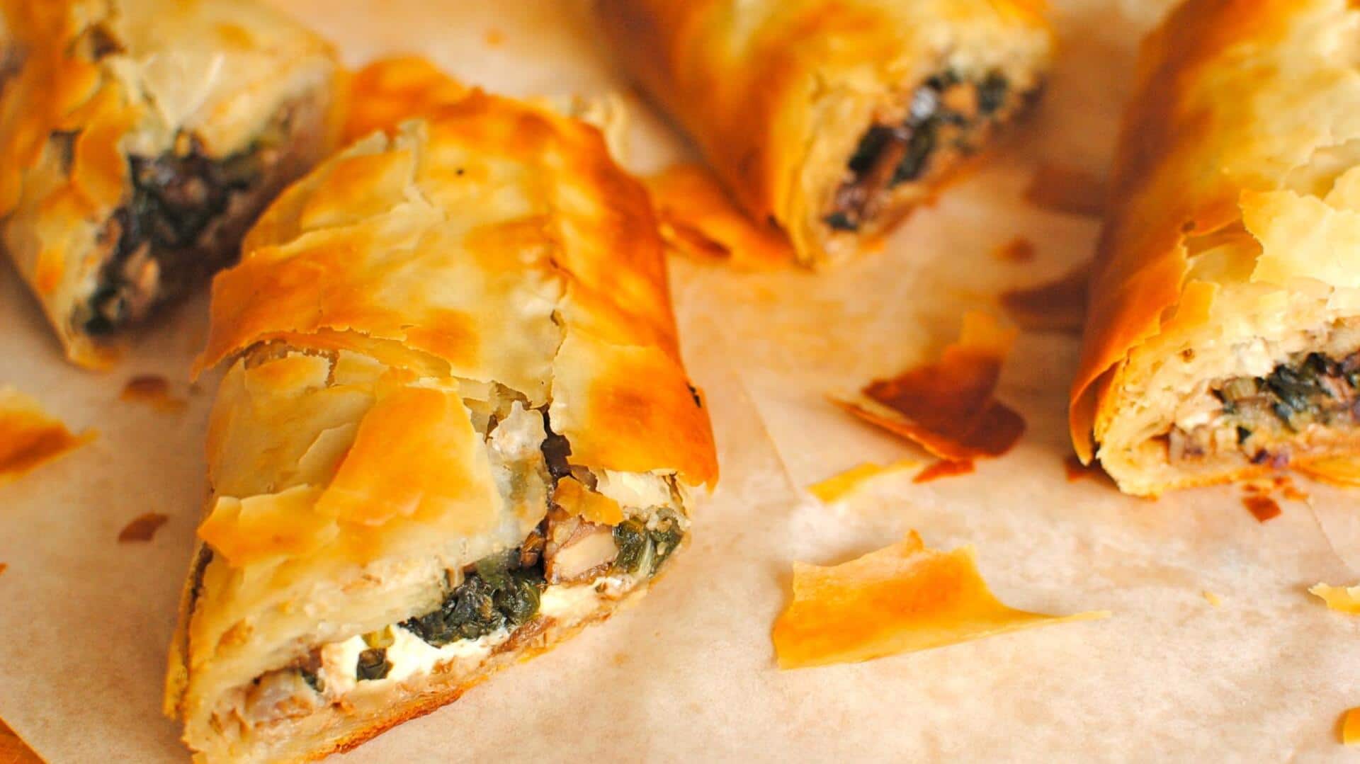 Guests coming over? Serve this delicious Swiss chard strudel