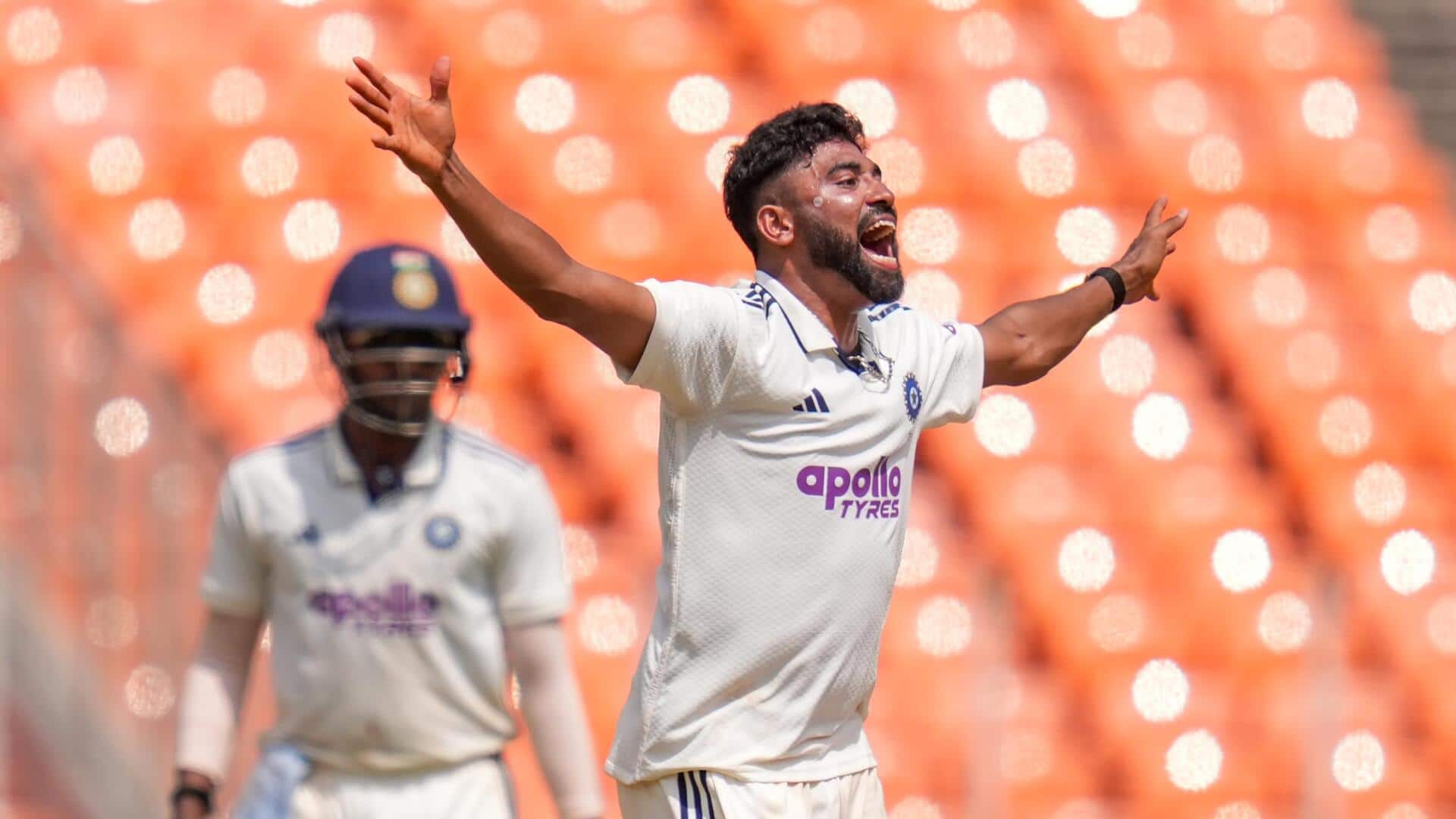 Mohammed Siraj registers his best match figures in home Tests