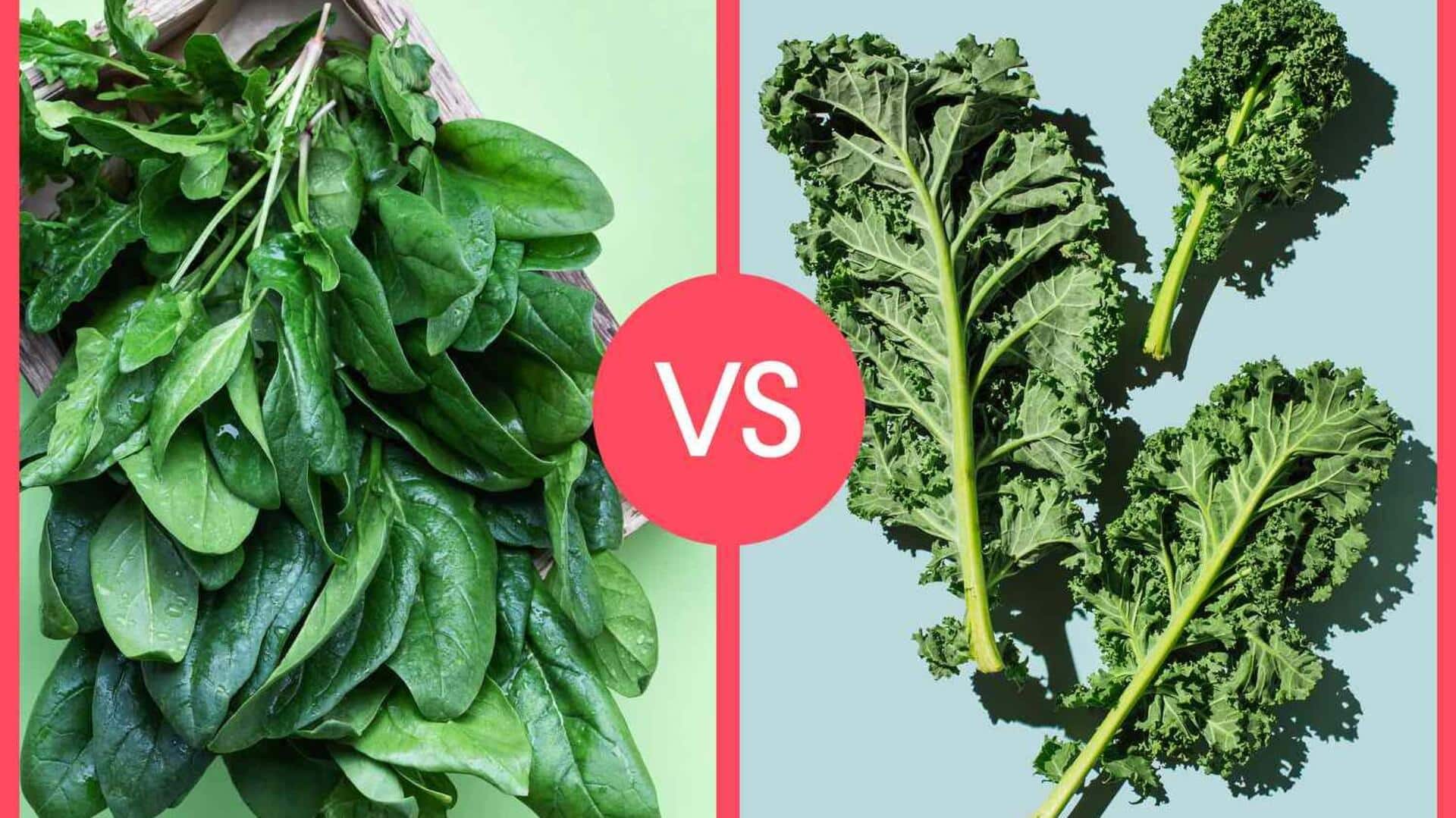 Spinach v/s kale: Which is better for you?