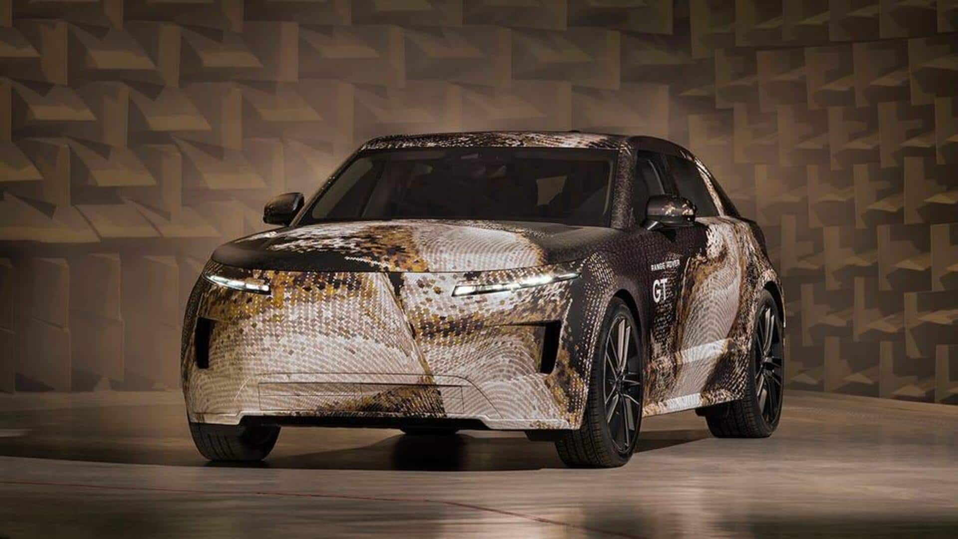 Range Rover's new GT EV looks like a sedan