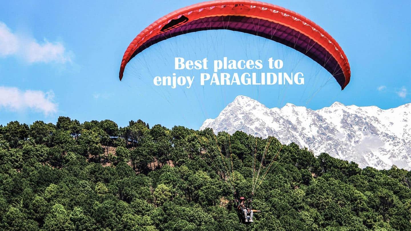 5 popular places in India to try paragliding