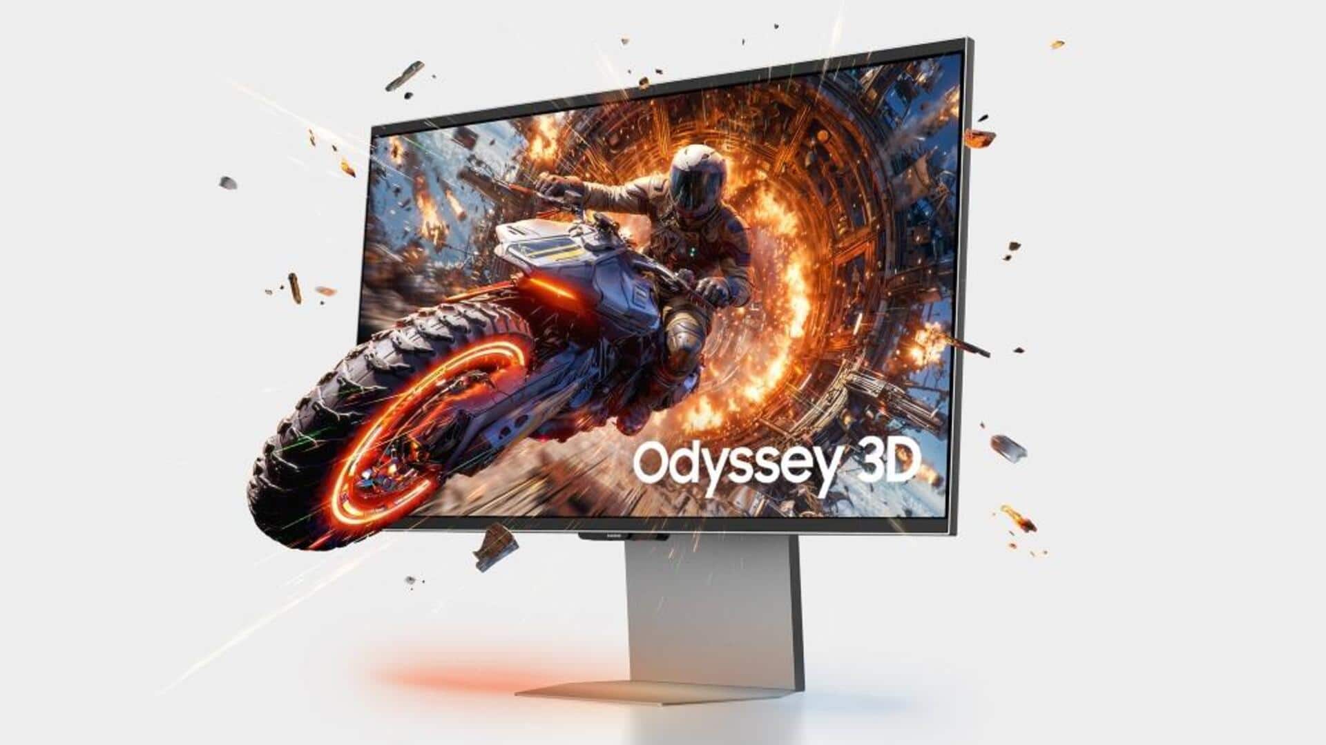 Samsung unveils world's first 6K glasses-free 3D gaming monitor