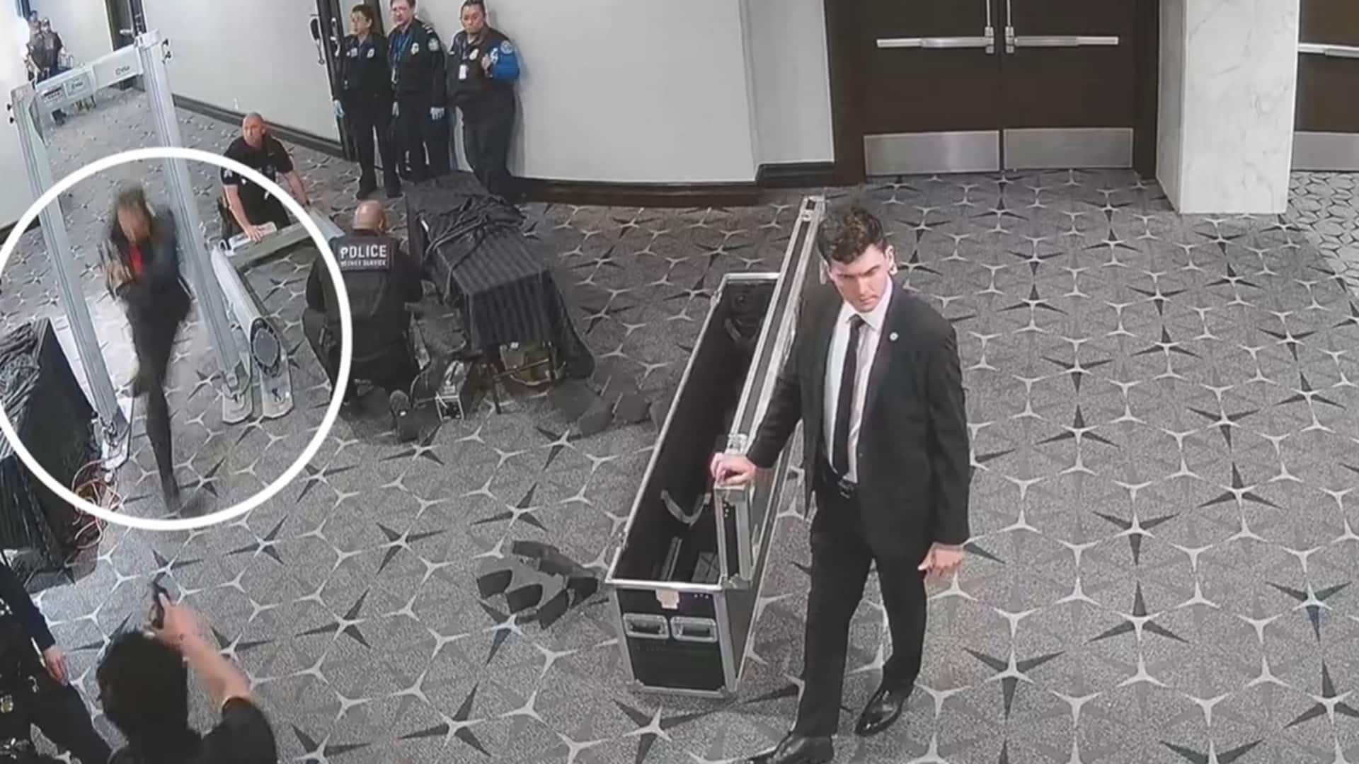 Video shows White House dinner shooting suspect at security checkpoint