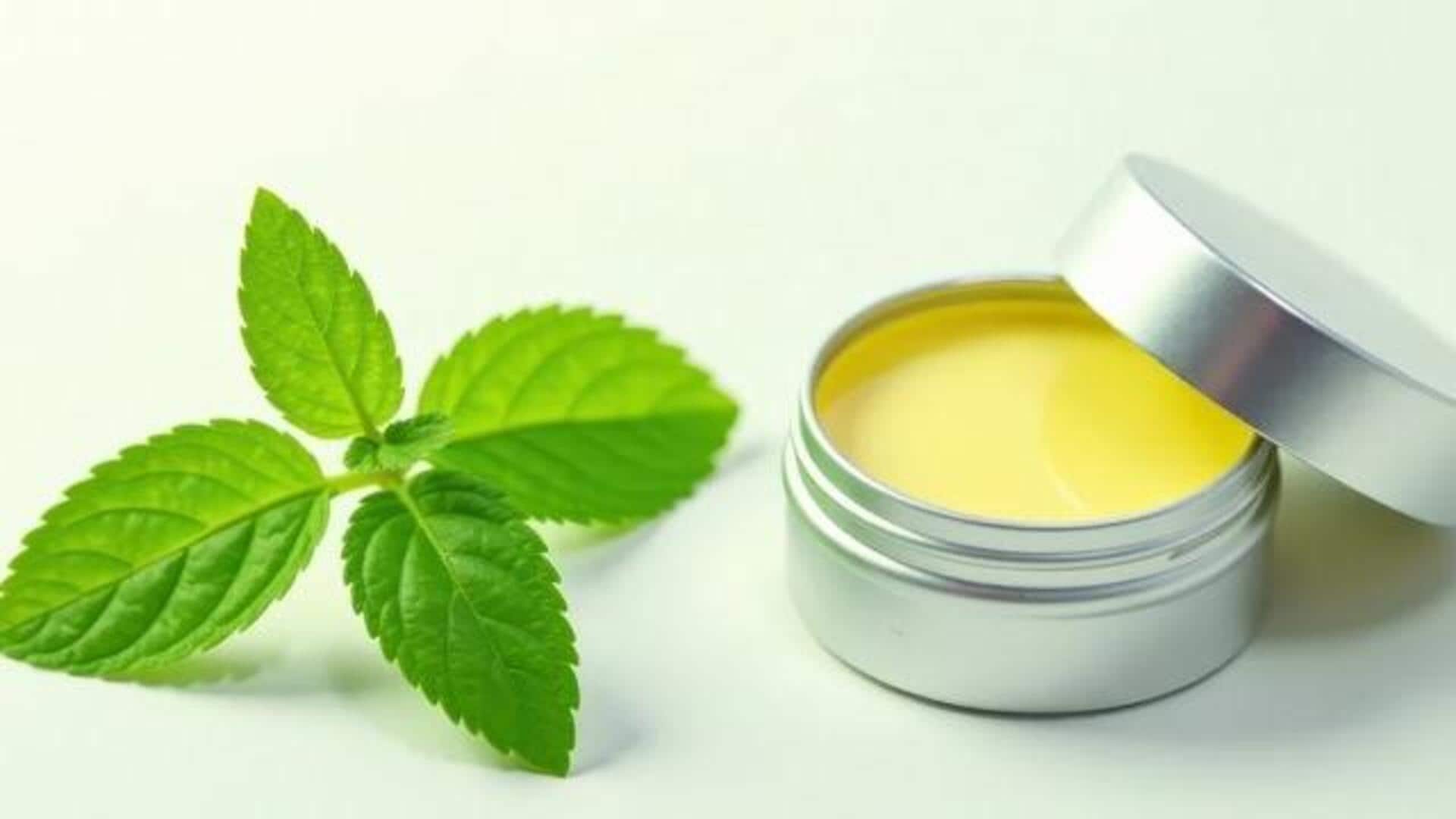 How to make peppermint balm for headache relief 