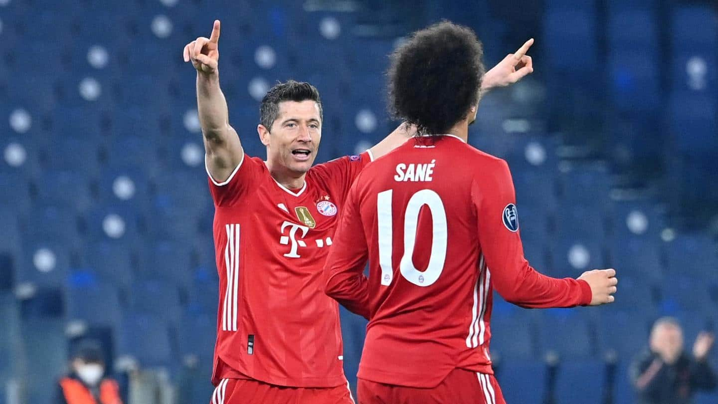 Robert Lewandowski becomes third-highest scorer in Champions League