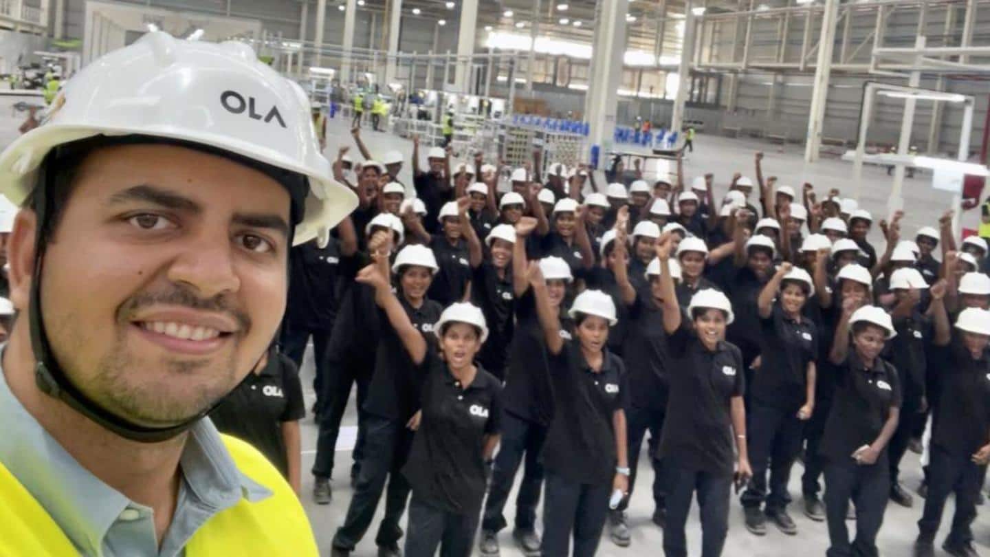 Ola Electric's Futurefactory to be run by 10,000+ women
