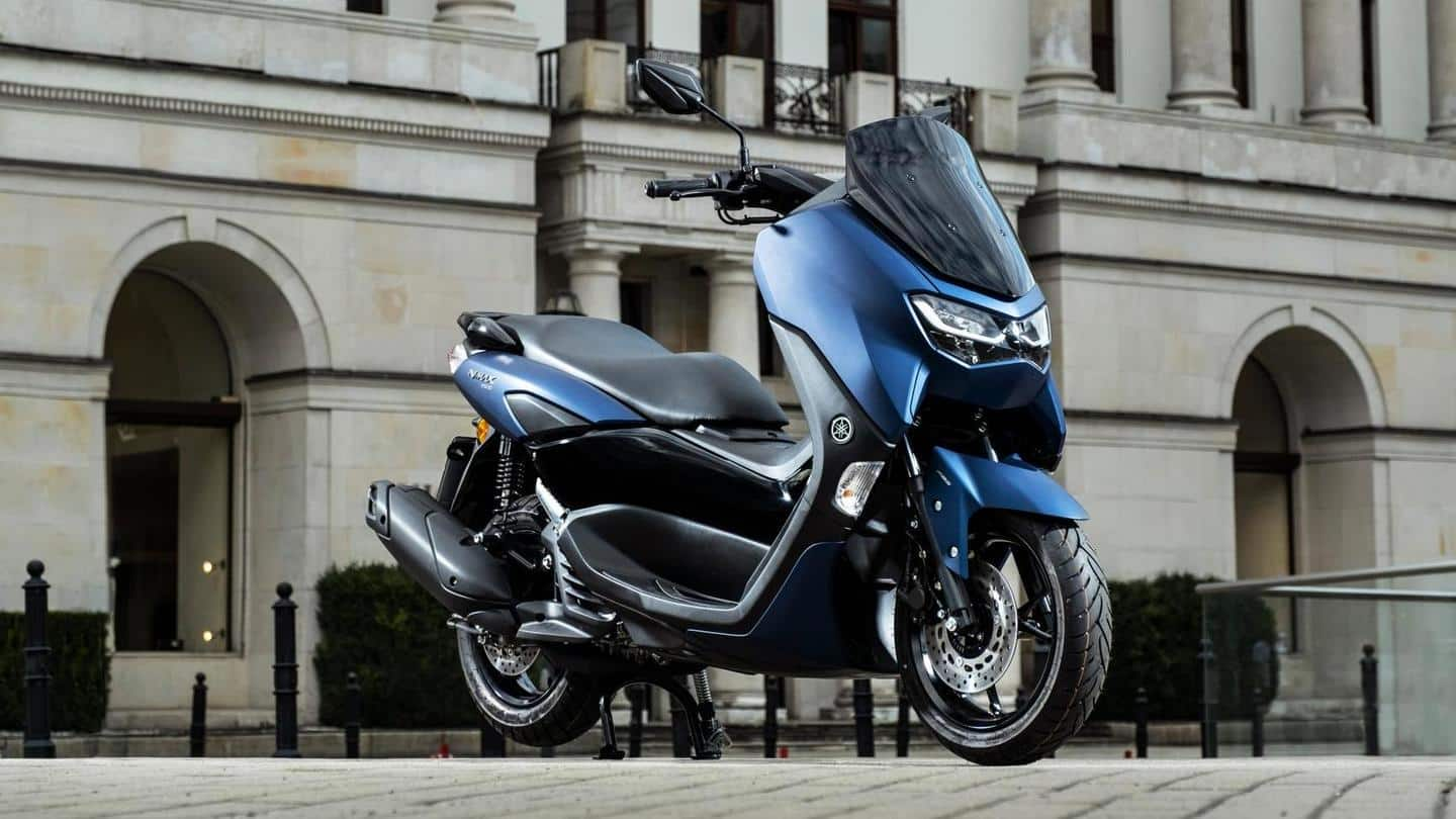 2022 Yamaha Nmax 155 Maxi Scooter Goes Official In Europe Newsbytes