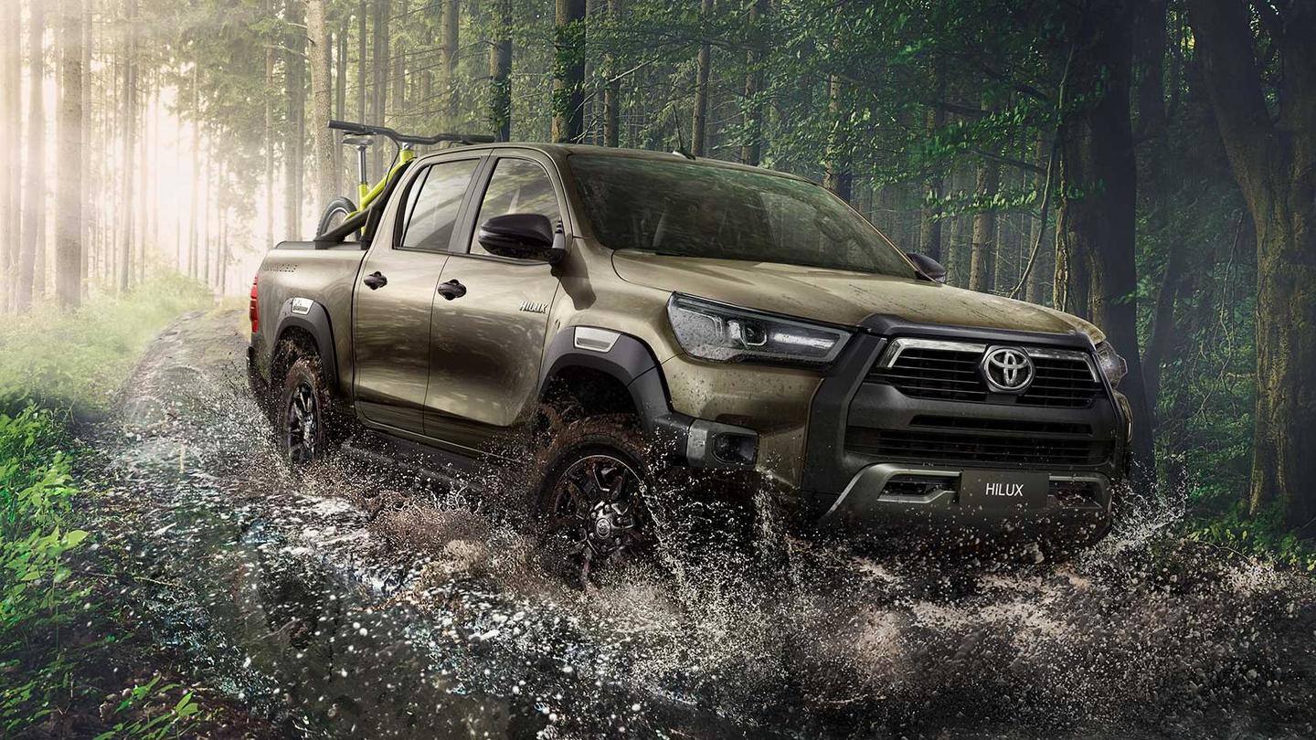 The pick-up truck will be available in five color variants The pick-up truck will be available in five color variants