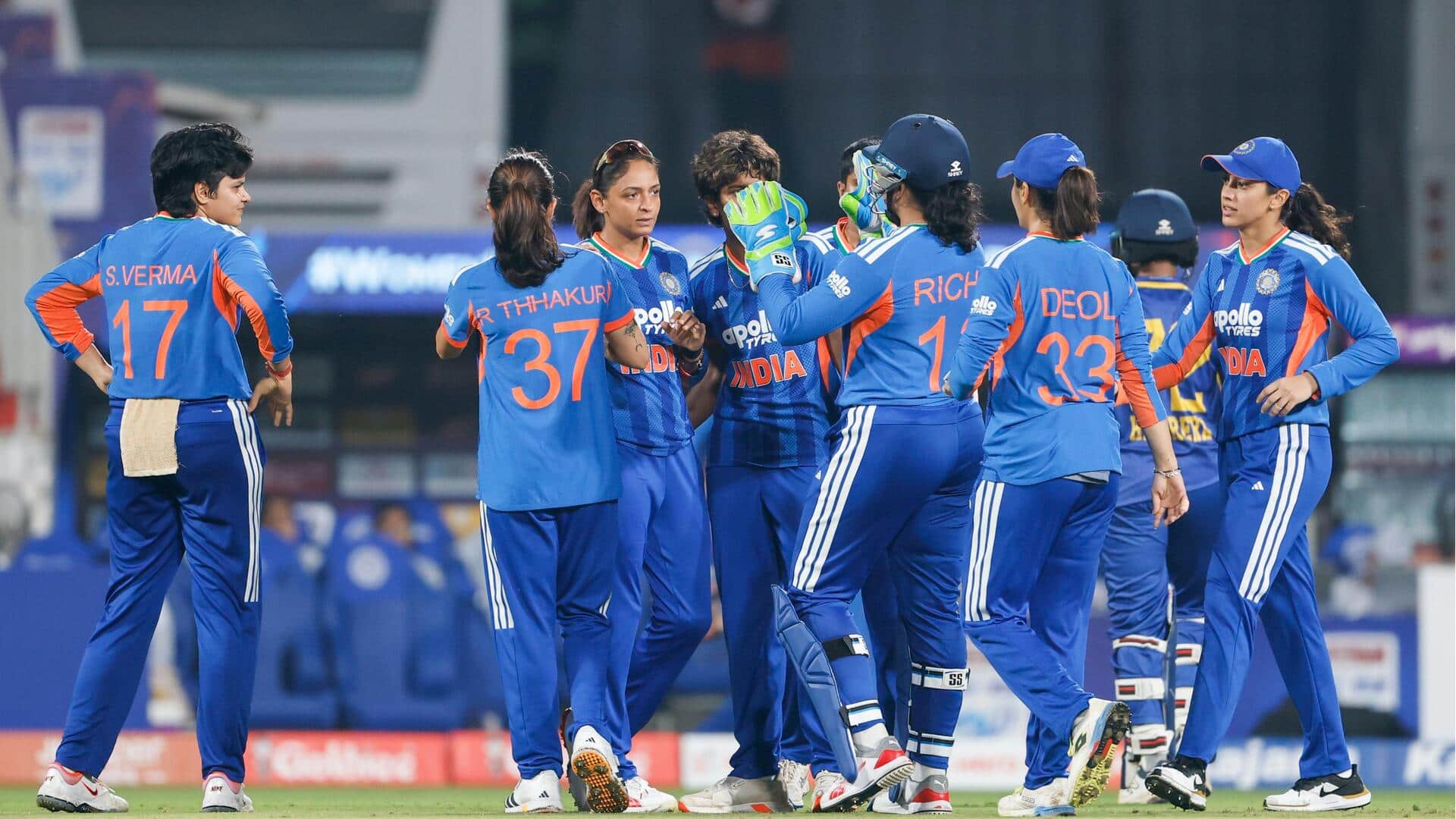 India down SL-W in 4th T20I, take 4-0 lead: Stats