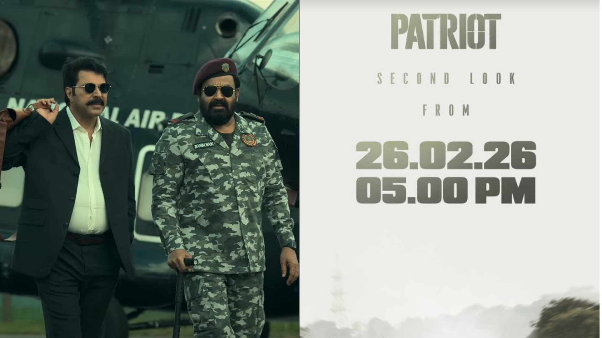 'Patriot': Mohanlal starrer to unveil 2nd look of film soon