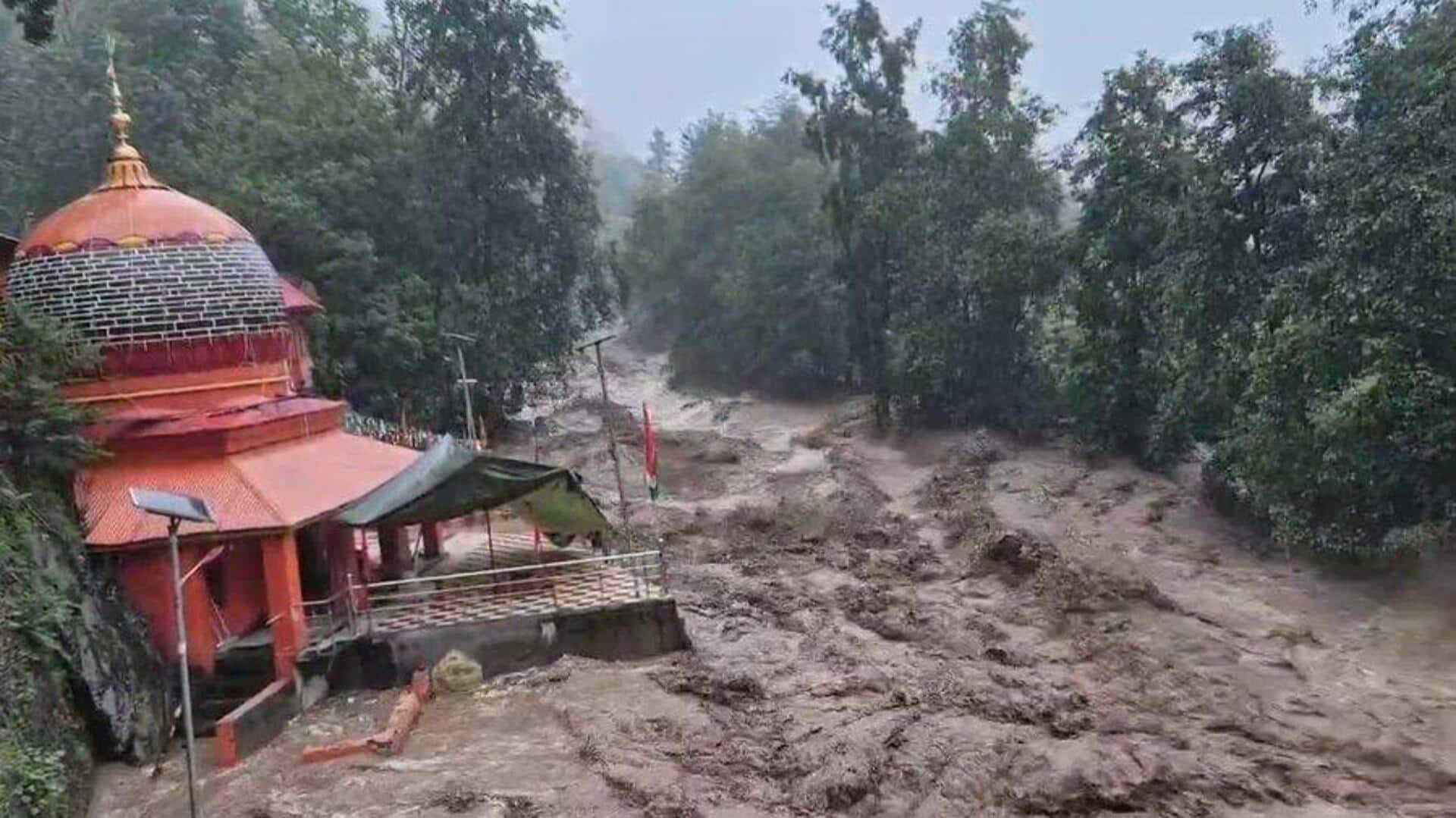 Cloudburst triggers flash floods in J&K's Doda; 4 killed 