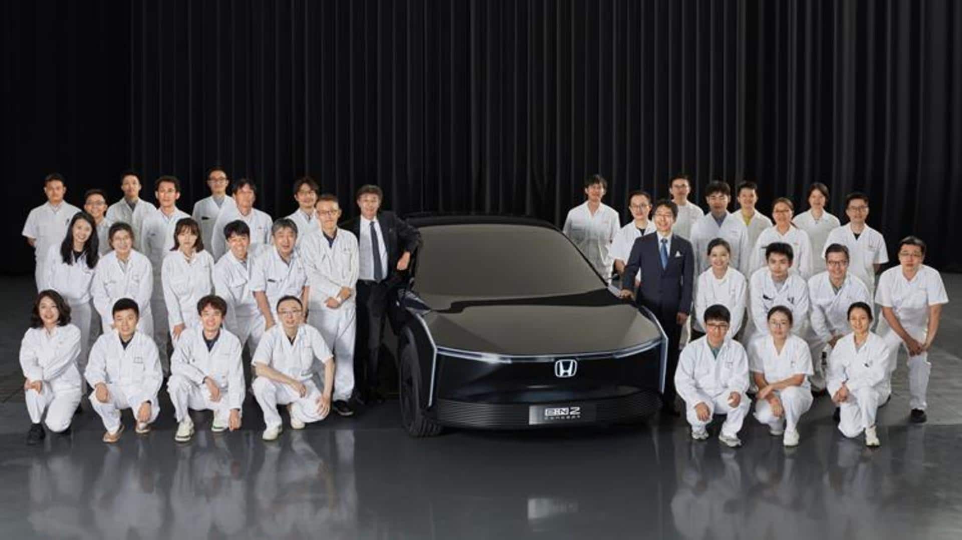 Honda e:N2 Concept EV breaks cover with a futuristic design
