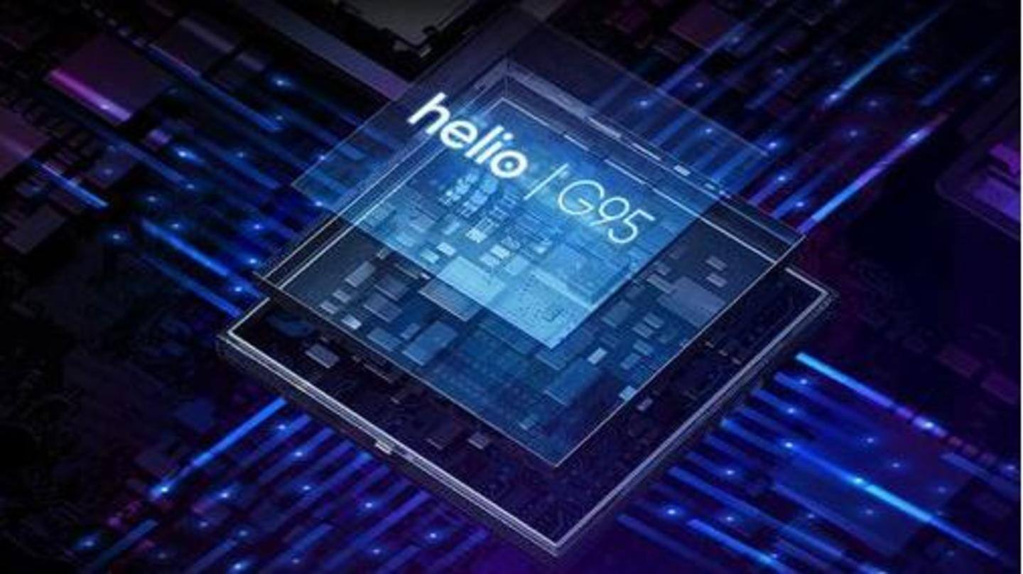 It draws power from a Helio G95 processor It draws power from a Helio G95 processor