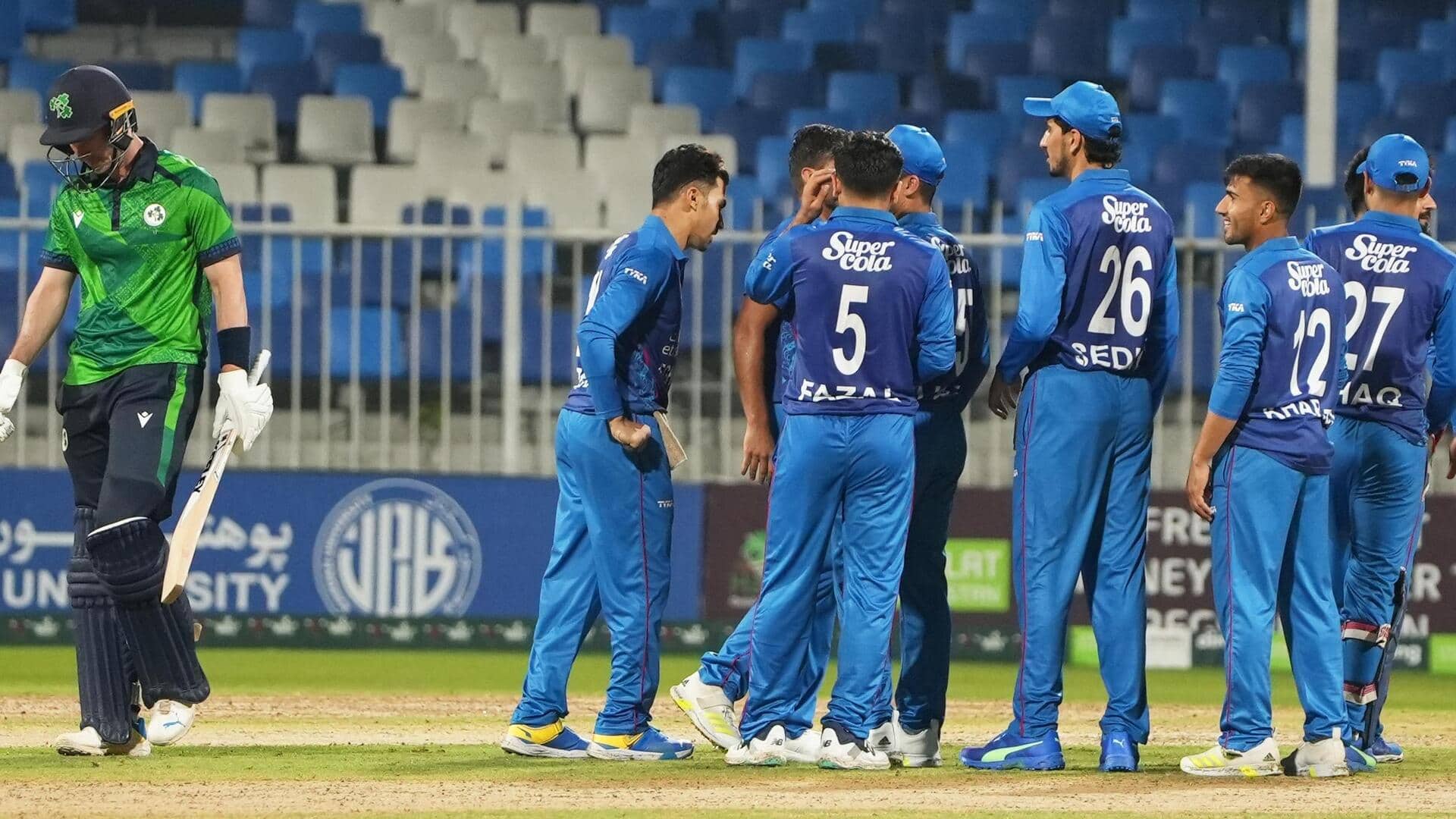 Afghanistan thrash Ireland in 3rd T20I to win series 2-1
