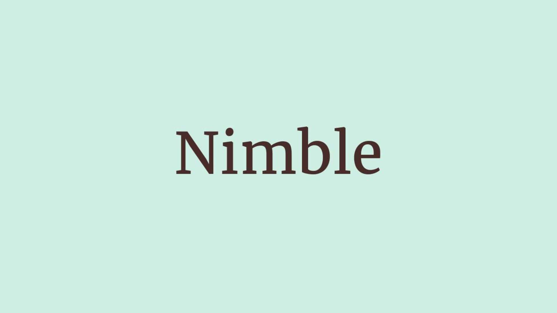 Word of the Day: Nimble