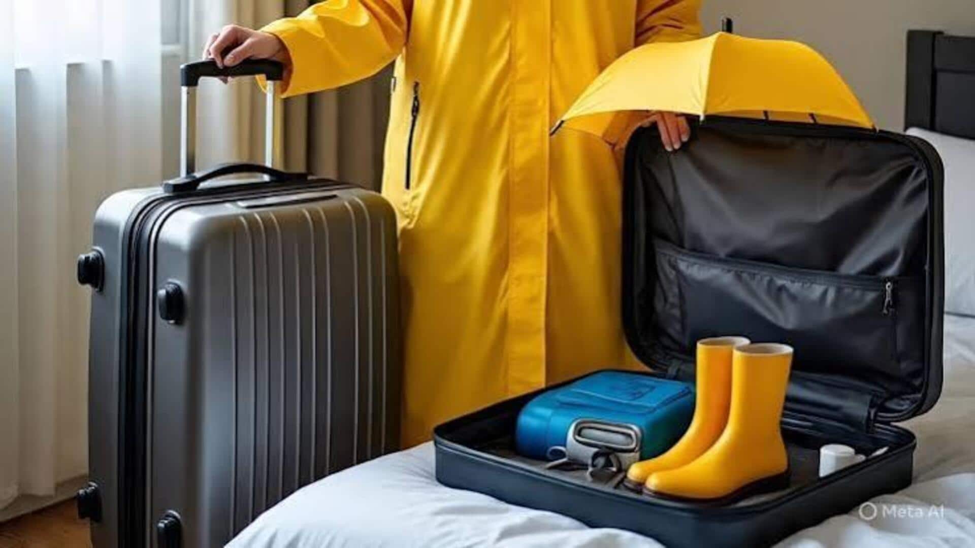 How to pack for monsoon travel