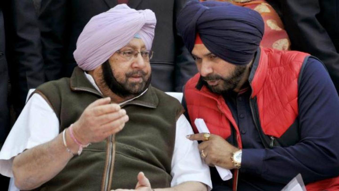 Sidhu, Singh locked in power tussle for long Sidhu, Singh locked in power tussle for long