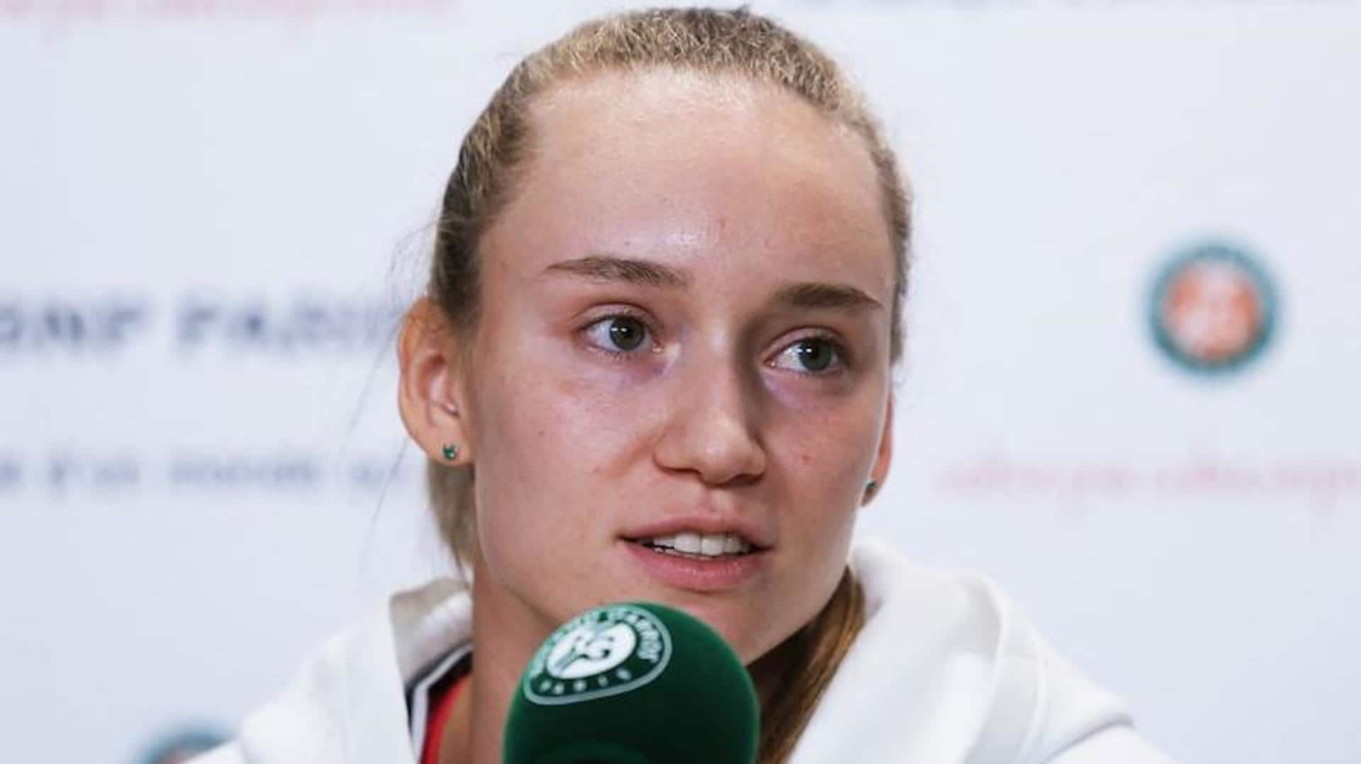 Elena Rybakina pulls out of 2023 French Open: Details here