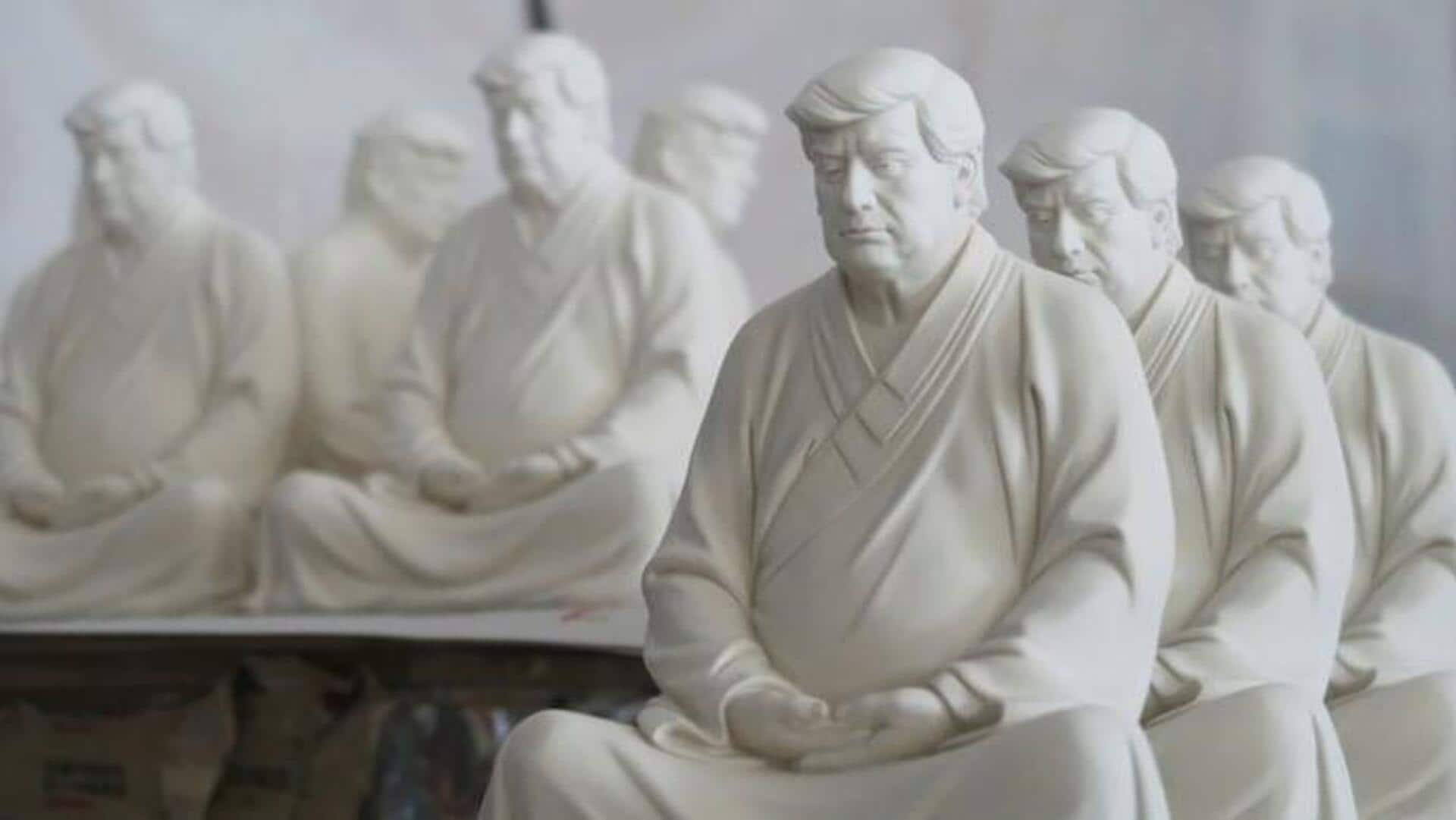 Trump as Buddha: Chinese artist's statue back in demand